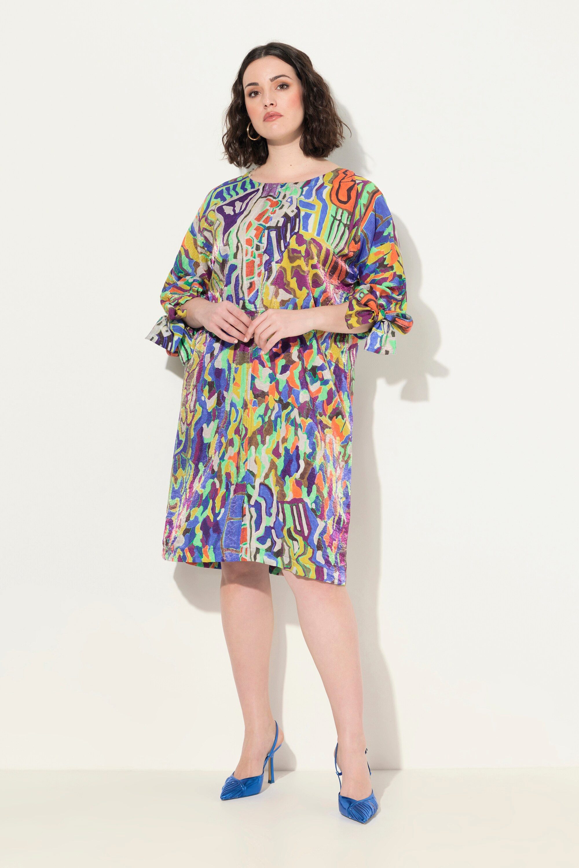 Jerseykleid Kleid mit Muster