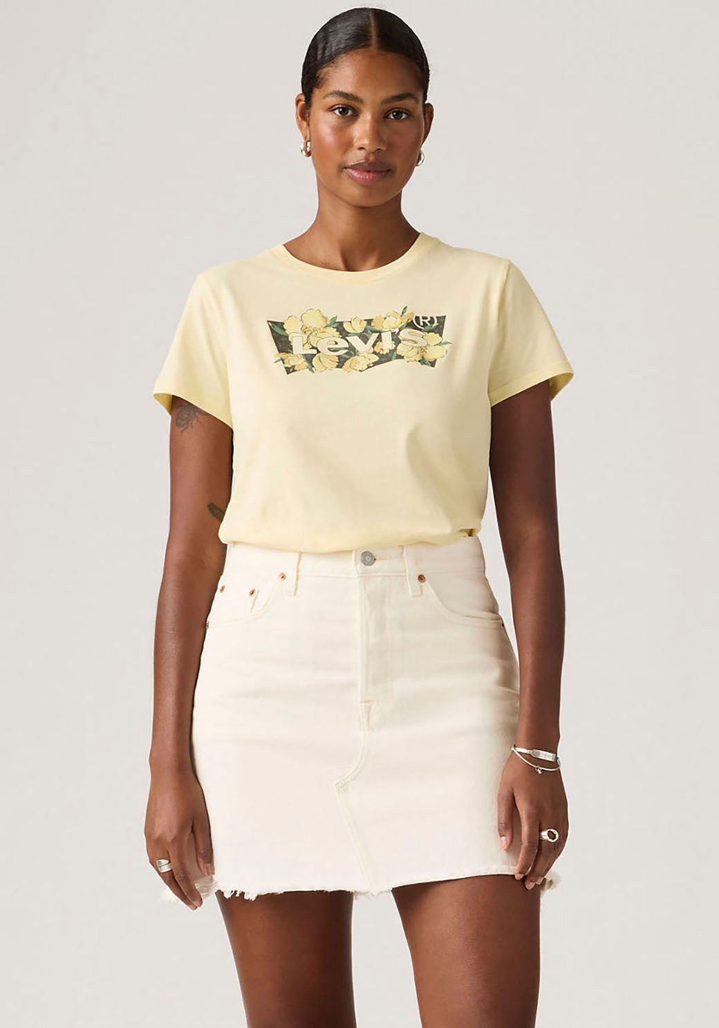 Levi's® T-Shirt LSE THE PERFECT TEE mit Logodruck