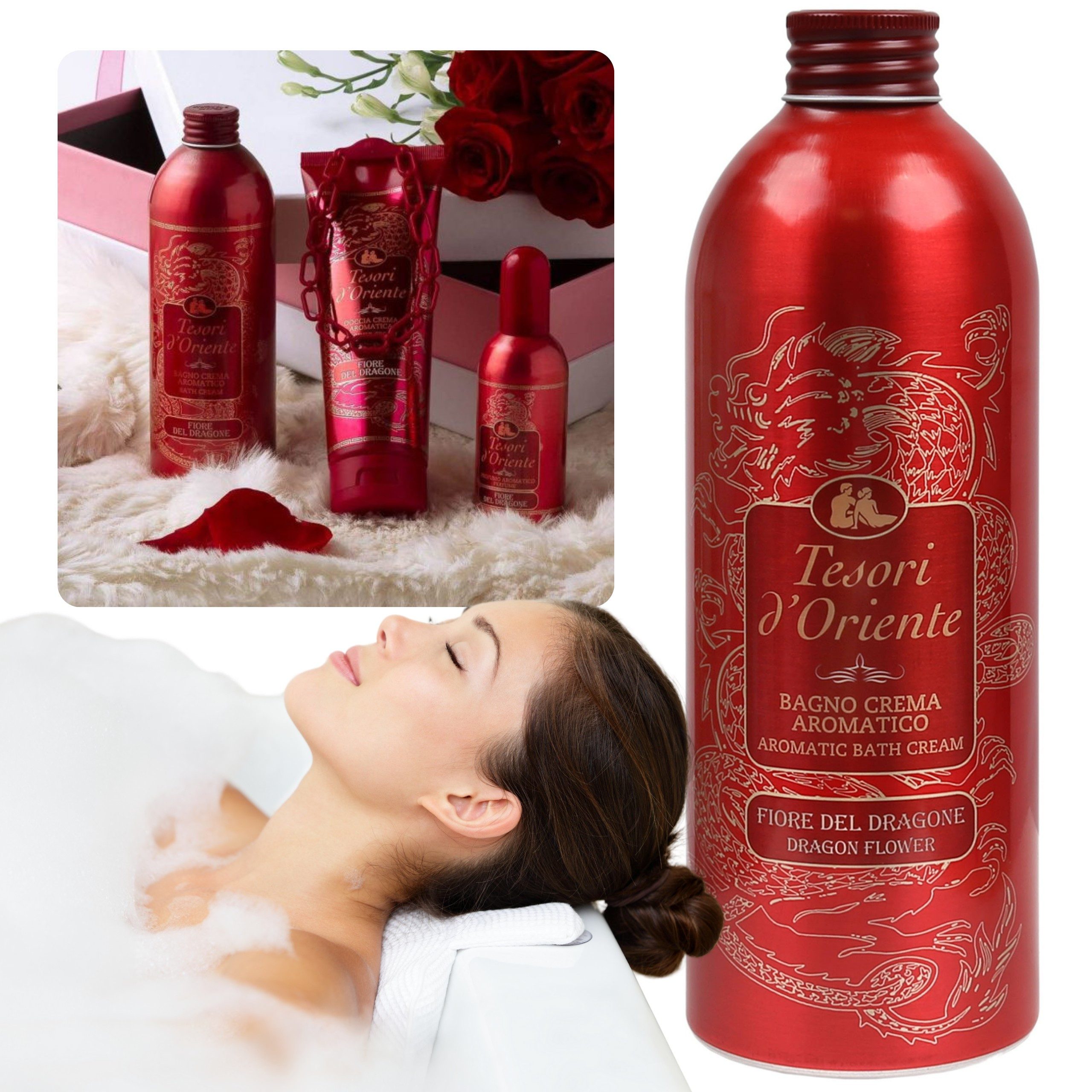 Tesori d´Oriente Badezusatz Tesori d'Oriente Fiore Del Dragone Badezusatz 500 ml, 1-tlg.