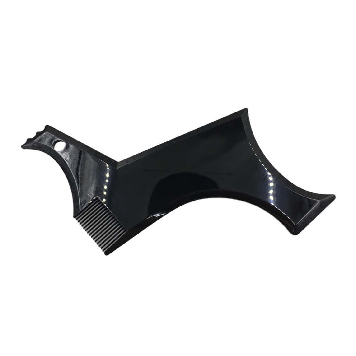 trends for living Bartkamm beard shaping tool Bart- und Schnurrbart-Stylingvorlagen schwarz