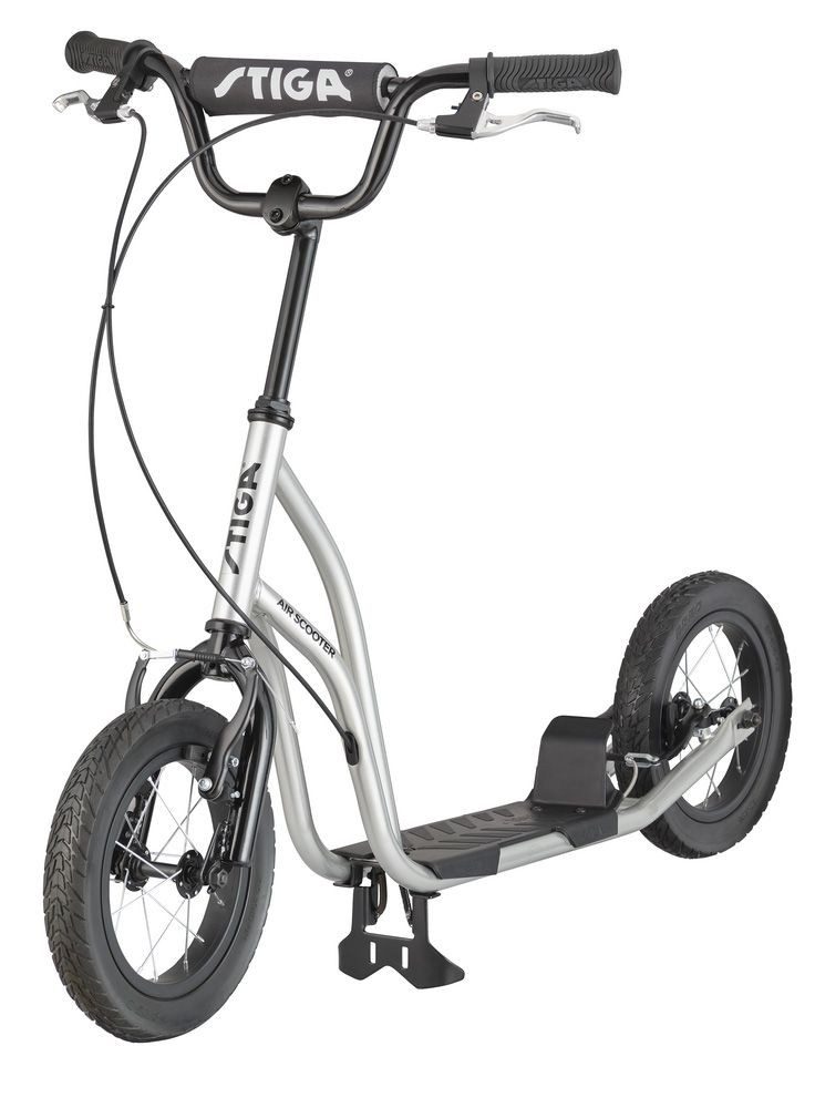 STIGA Sports Cityroller Air Scooter 12'' ST, Scooter, Tretroller, Wartungsfreie 12'' Reifen, Mittelständer