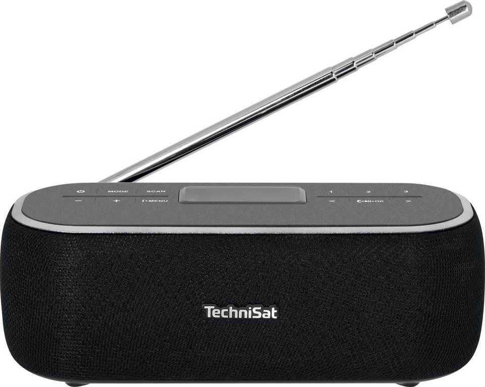 TechniSat VIOLA BT1 Radio (Digitalradio (DAB), UKW mit RDS, 6 W),  Favoritenspeicher (30 für DAB+ und 30 für UKW) / LC-Display mit Beleuchtung