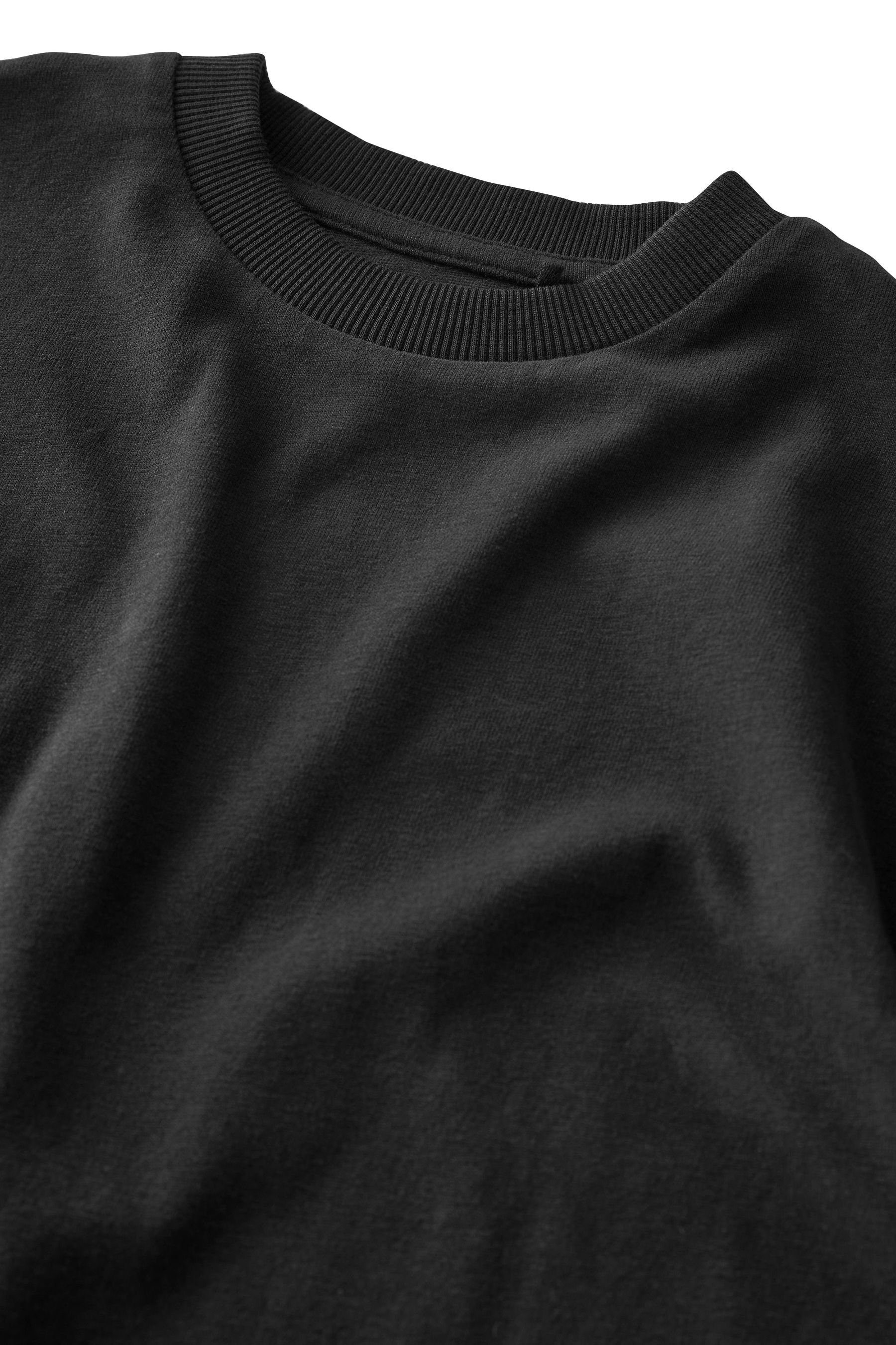 Oversized T-Shirt Kurzarm-T-Shirt Next im (1-tlg) Fit