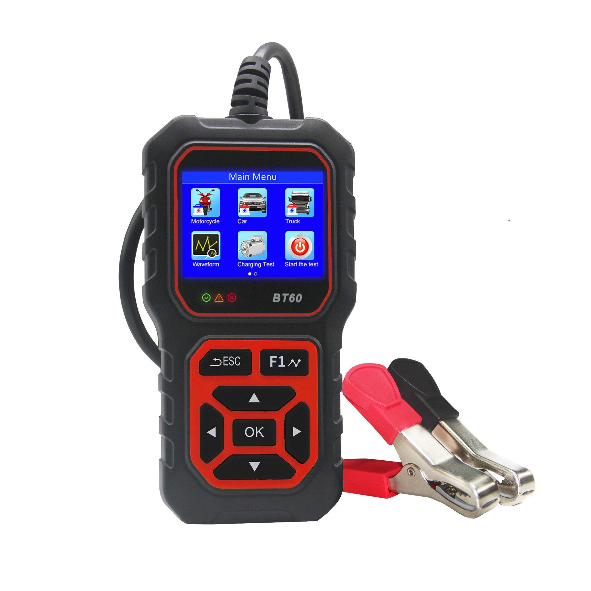 iscooter Autobatterie-Tester BT60 OBD2-Diagnosegerät