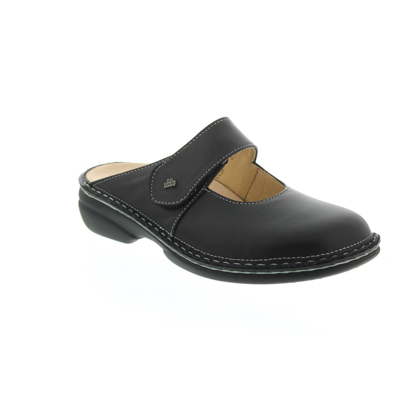 Finn Comfort Finn Comfort Stanford - Clog, Klettverschluss, Nappaseda (Glat günstig online kaufen