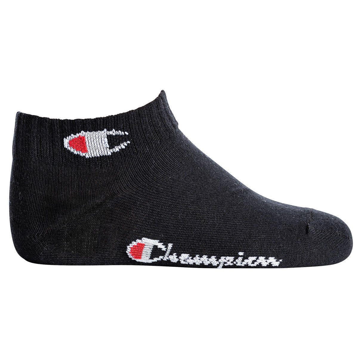 Socken, 6er Pack- Blau/Weiß/Grau Crew Socken, Champion einfarbig Freizeitsocken Kinder