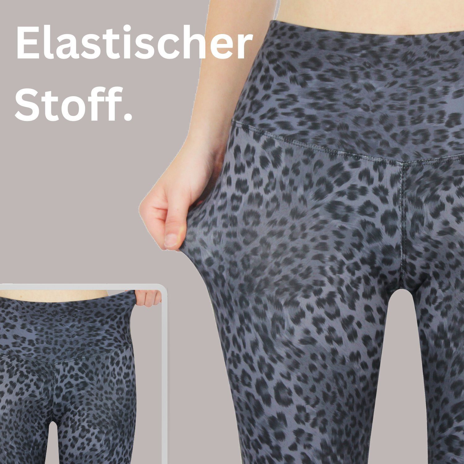 Frentree Leggings für Damen, Lange Sport Leggings, High Waist, Yoga Hose in vielen Farben, Laufhose mit hohem Komfort