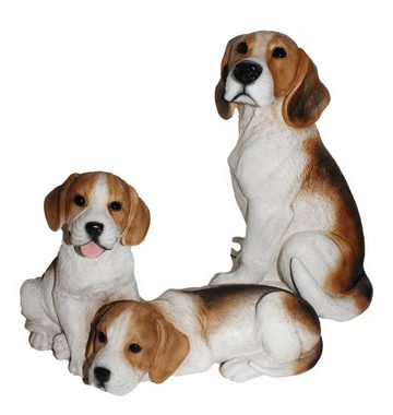 Castagna Tierfigur Deko Figuren britische Beagle Kollektion Castagna aus Resin H 20-31 cm