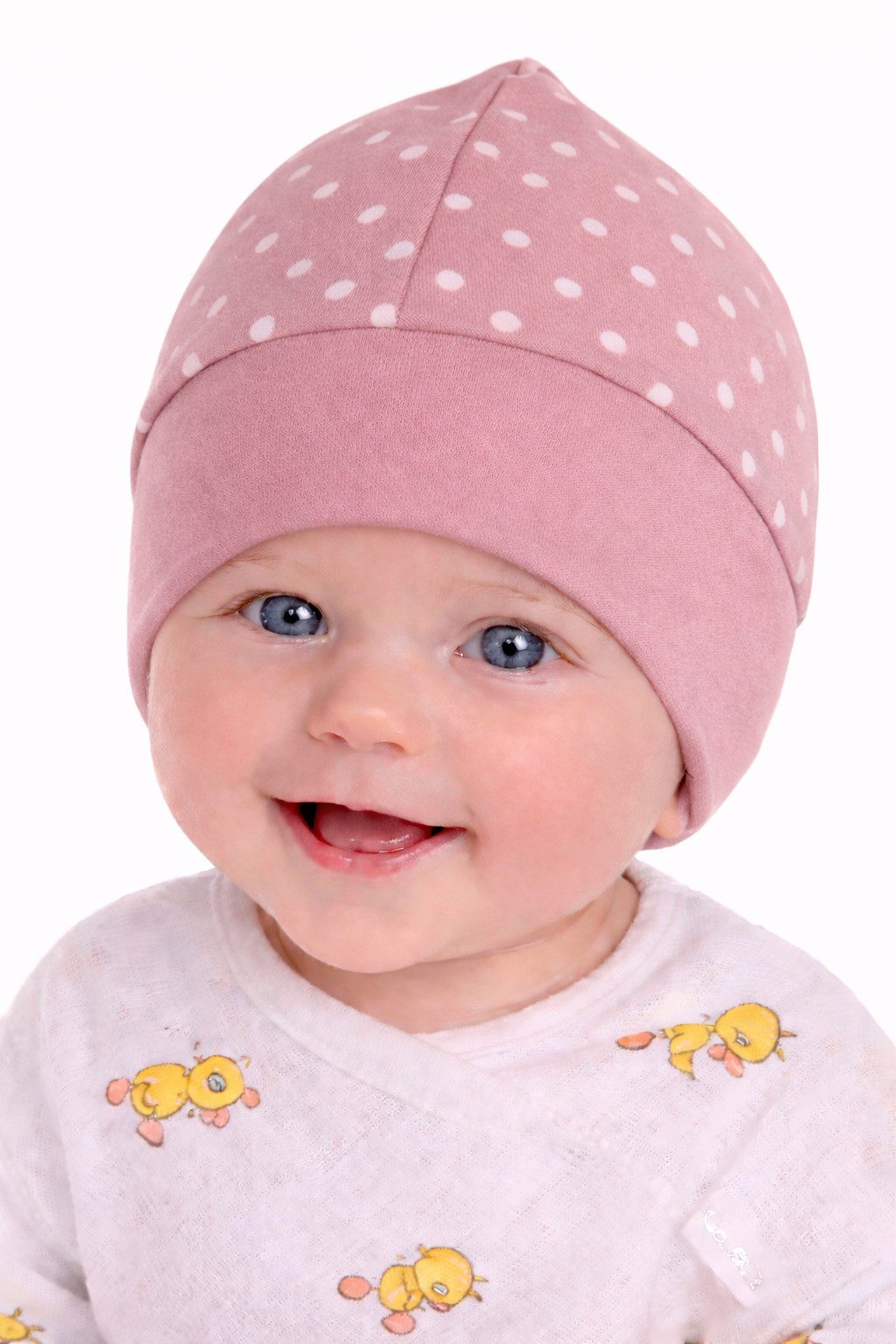 La Bortini Erstlingsmütze Baby Mütze für Neugeborene unisex Haube neutral (Babymütze für Jungen und Mädchen) aus Baumwolle, 32 34 35 36 37 38 39 40 41 42 43 44 45 46 47 48