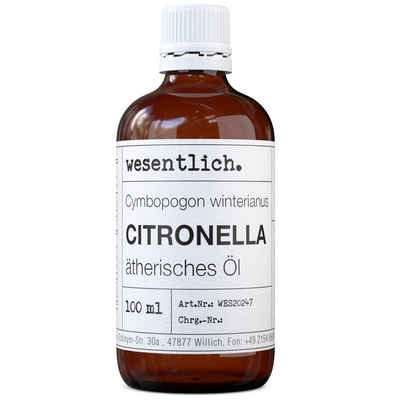 wesentlich. Duftlampe Citronella Öl 100ml - ätherisches Öl