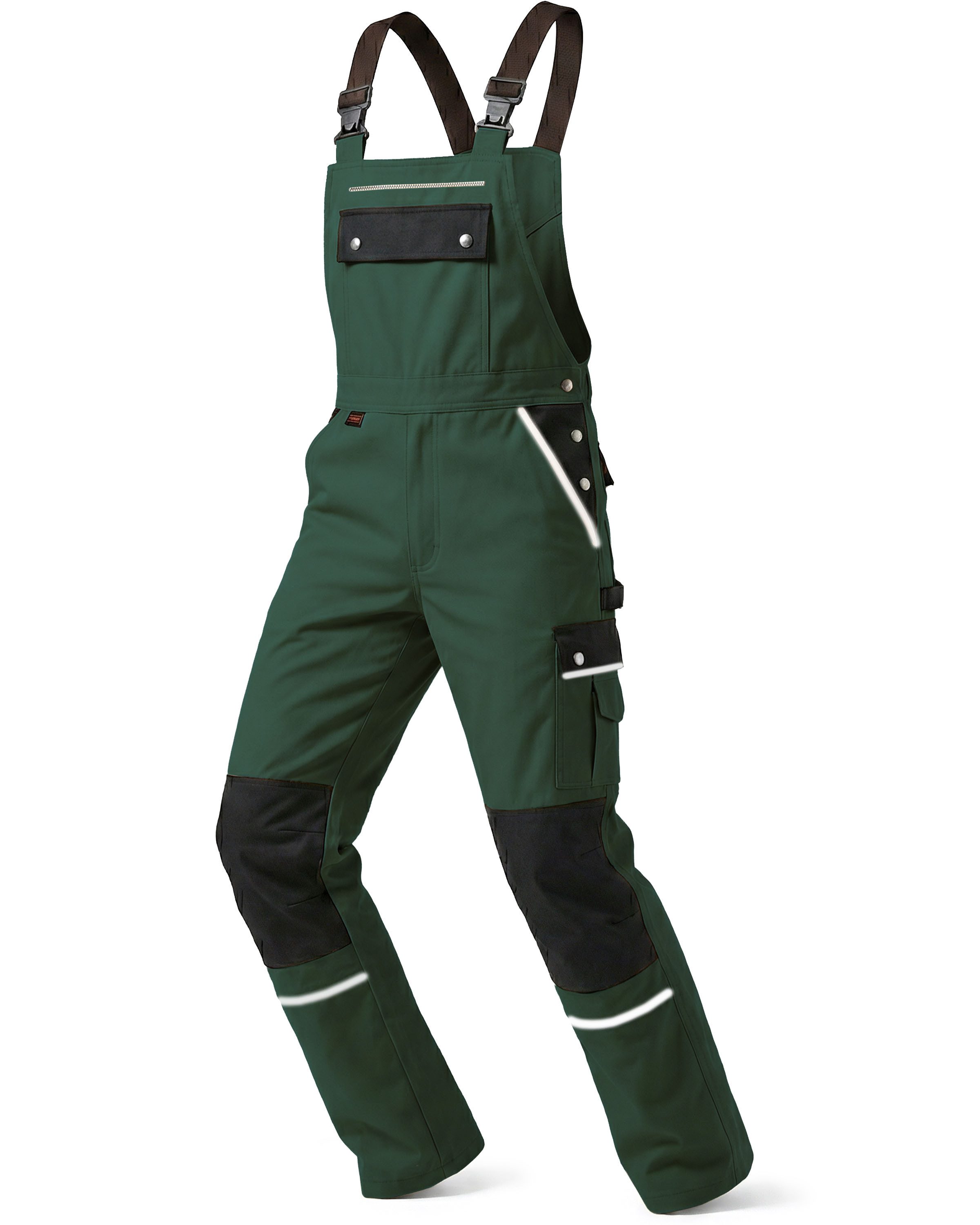 TMG International Arbeitslatzhose Latzhose Arbeitshose Cargohose Overall Blaumann