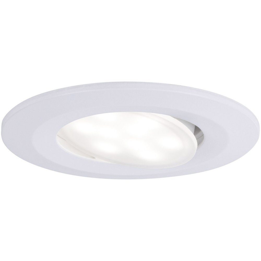 Paulmann Einbauleuchte Paulmann LED-Bad-Einbauleuchte 10er Set 65 W Weiß (matt)