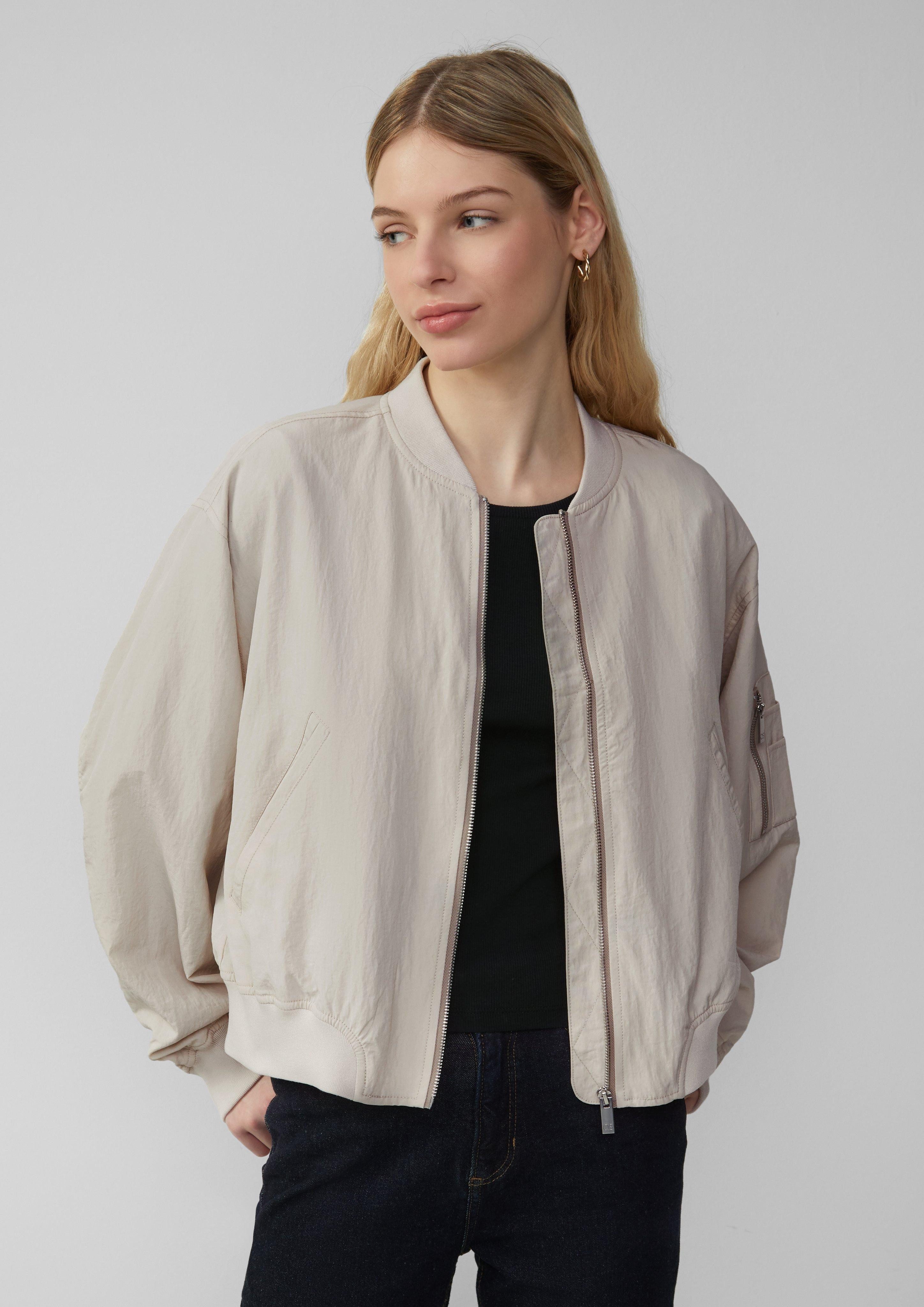 QS Outdoorjacke Blouson mit Stehkragen und günstig online kaufen