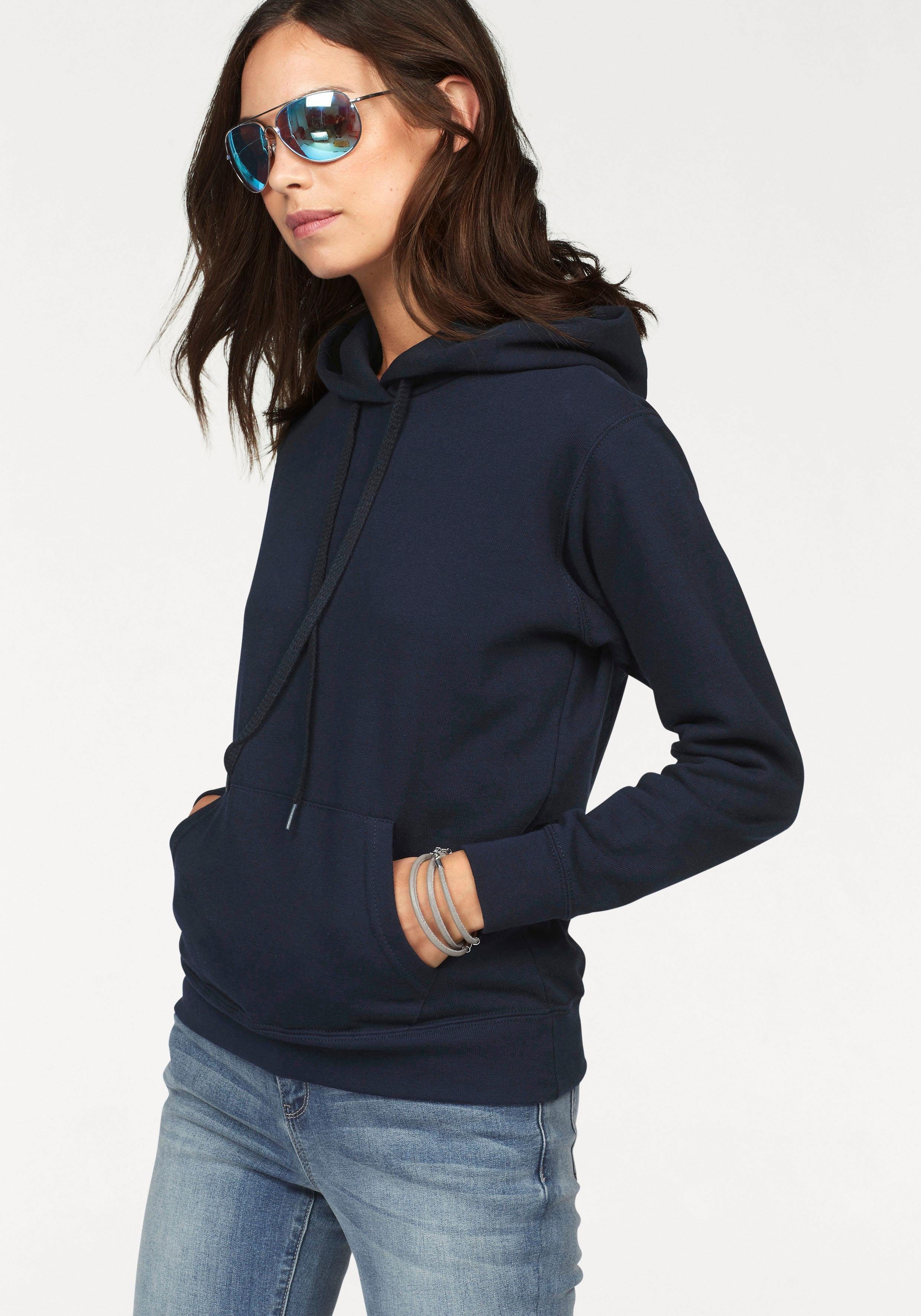 Fruit of the Loom Kapuzensweatshirt Classic hooded Sweat Lady-Fit mit Kängu günstig online kaufen