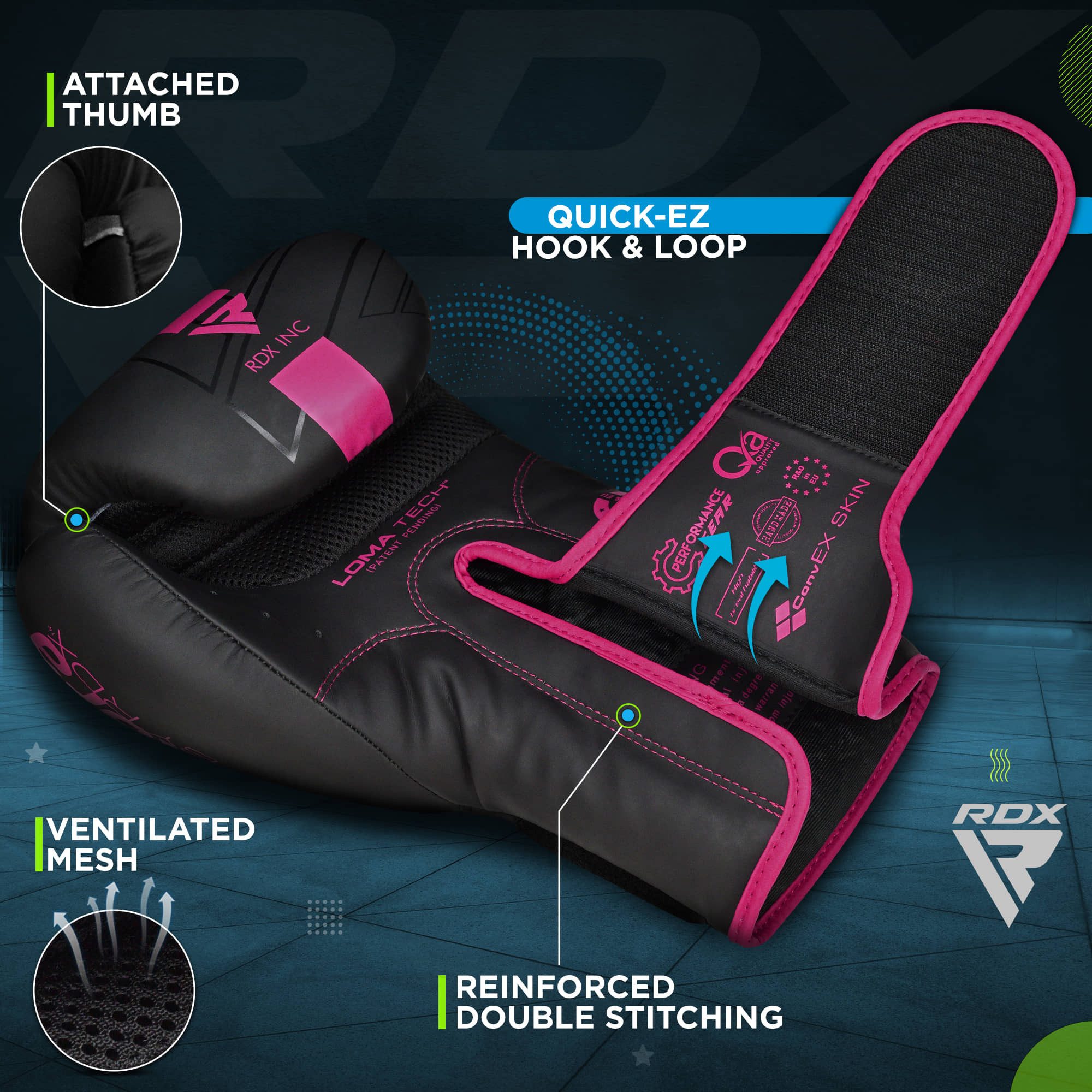 RDX Sports Kinderboxhandschuhe RDX Kinder-Boxhandschuhe für Muay Thai Sparring, Junior Boxhandschuhe