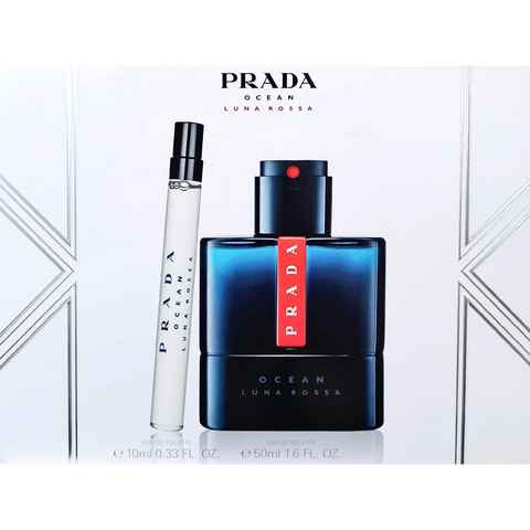 PRADA Eau de Toilette Prada Luna Rossa Ocean Eau de Toilette 50ml + Travel Spray EDT 10 ml S