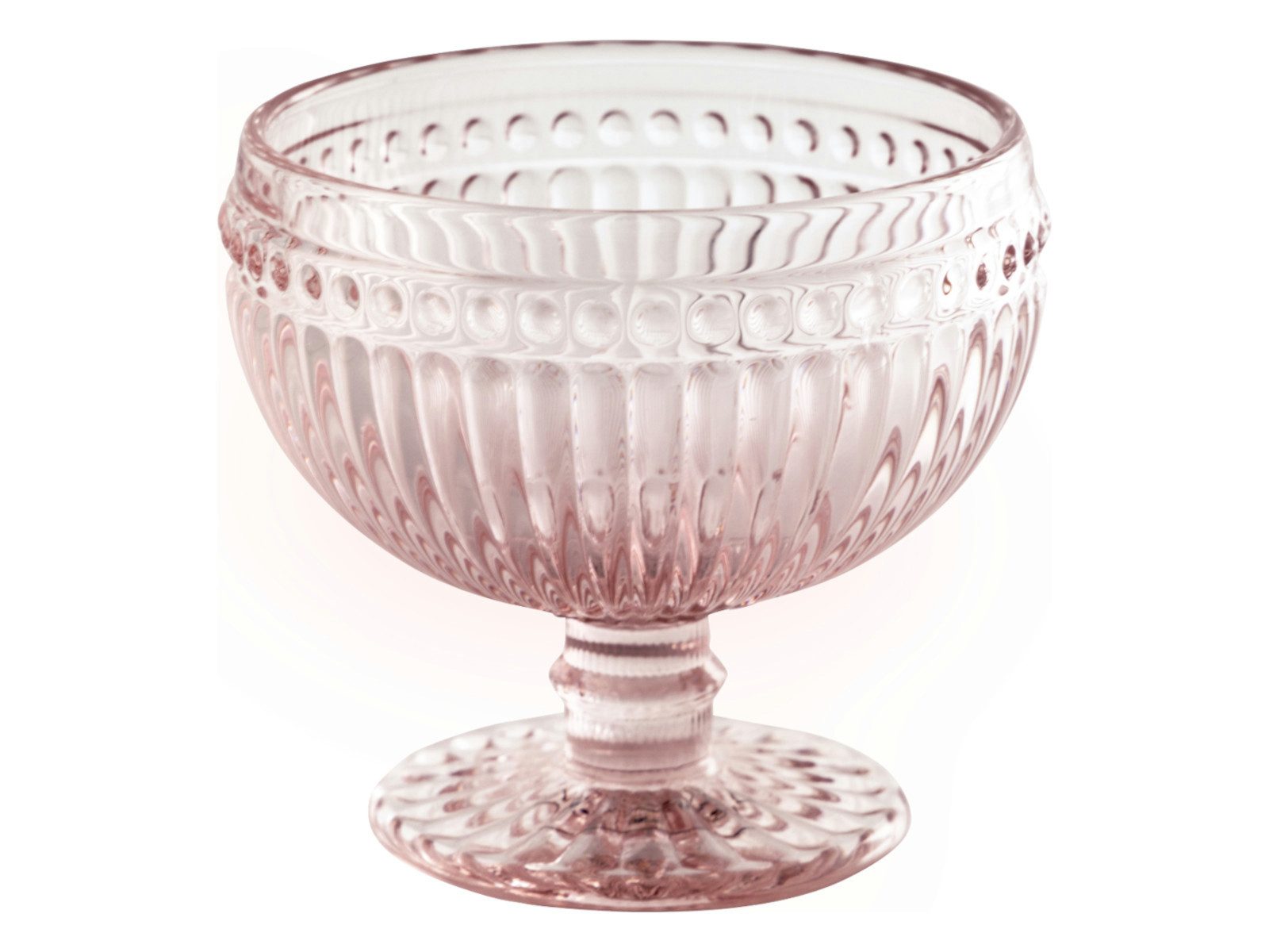 Greengate Dessertschale Alice Dessertschale pale pink 9,8cm, Glas, (Schüsseln & Schalen)