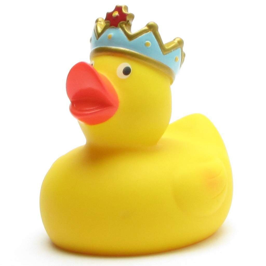 Duckshop Badespielzeug Badeente - Quietscheentchen König