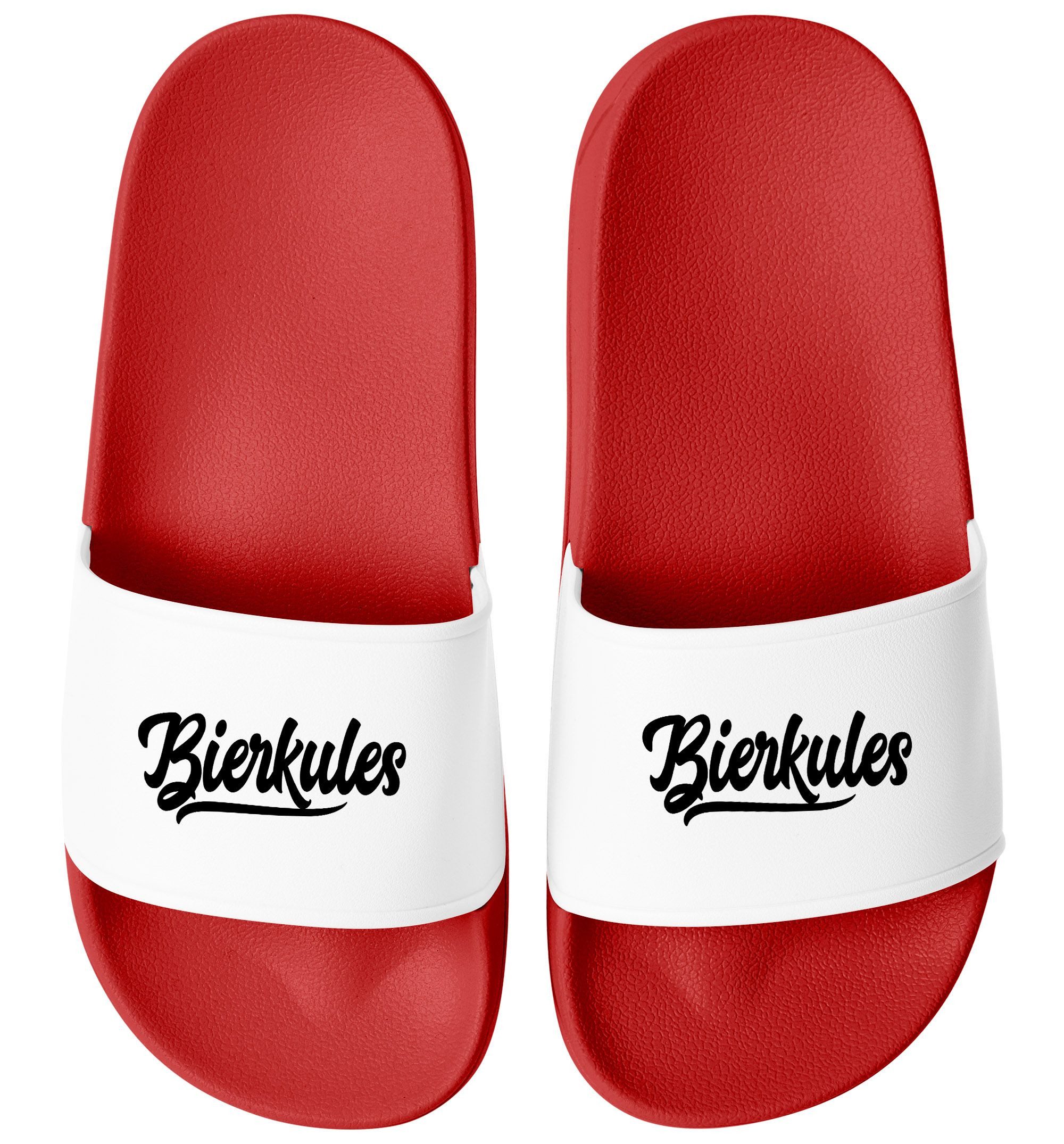 Bierkules rot-weiß