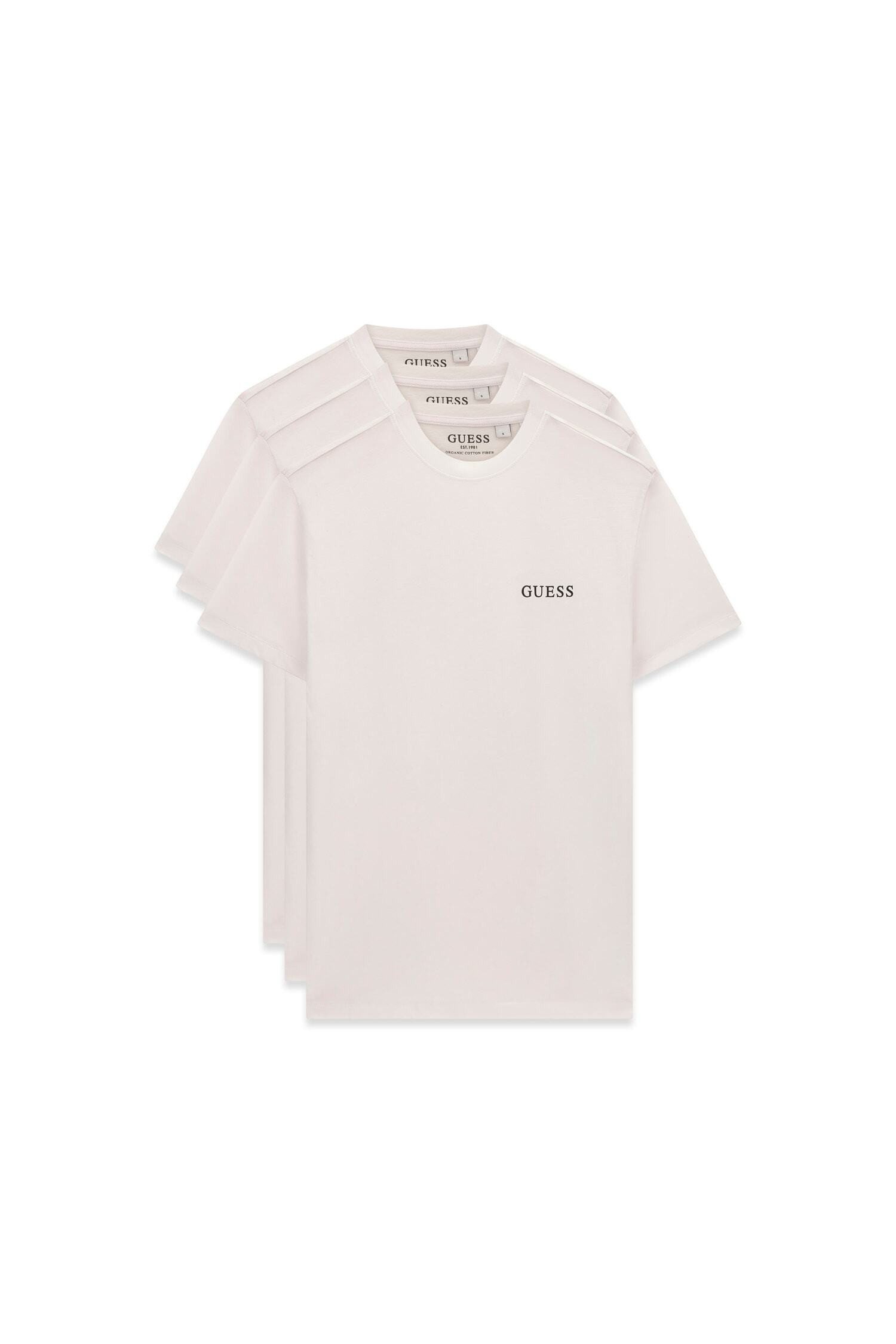 Guess T-Shirt TEE CN 3PACK aus Baumwolle