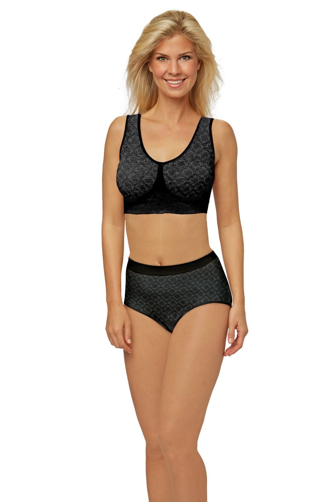 Magic Copper Bügelloser BH Magic Copper BH Gr. L schwarz ohne Bügel Sport Yoga Fitness Bustier