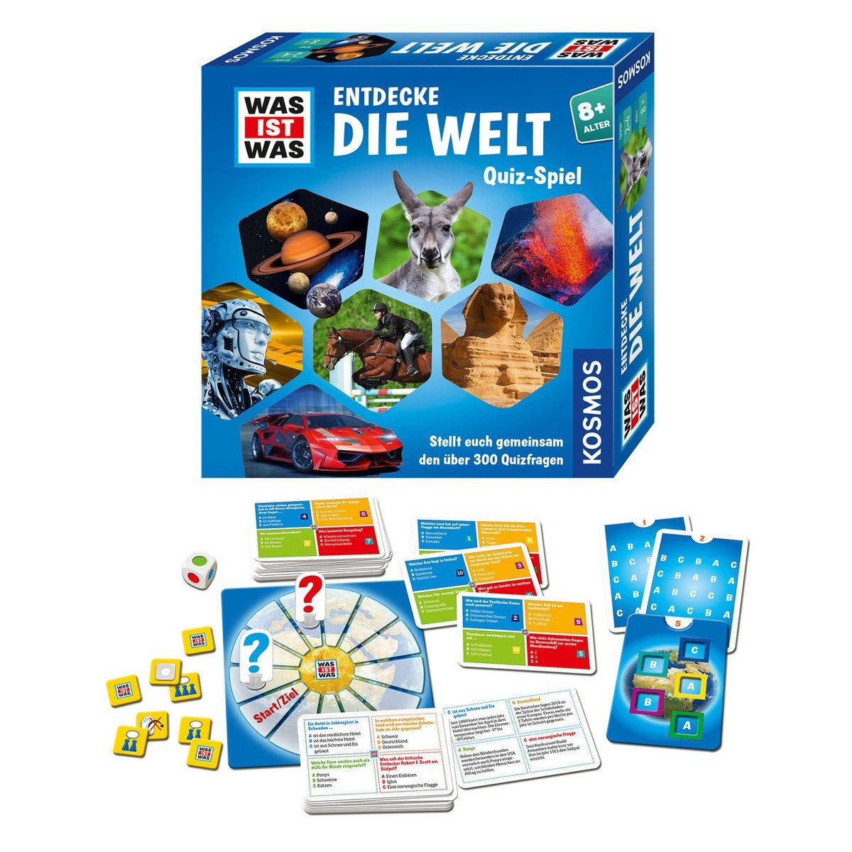 KOSMOS Verlag Spiel Quizspiel WAS IST WAS Entdecke die Welt