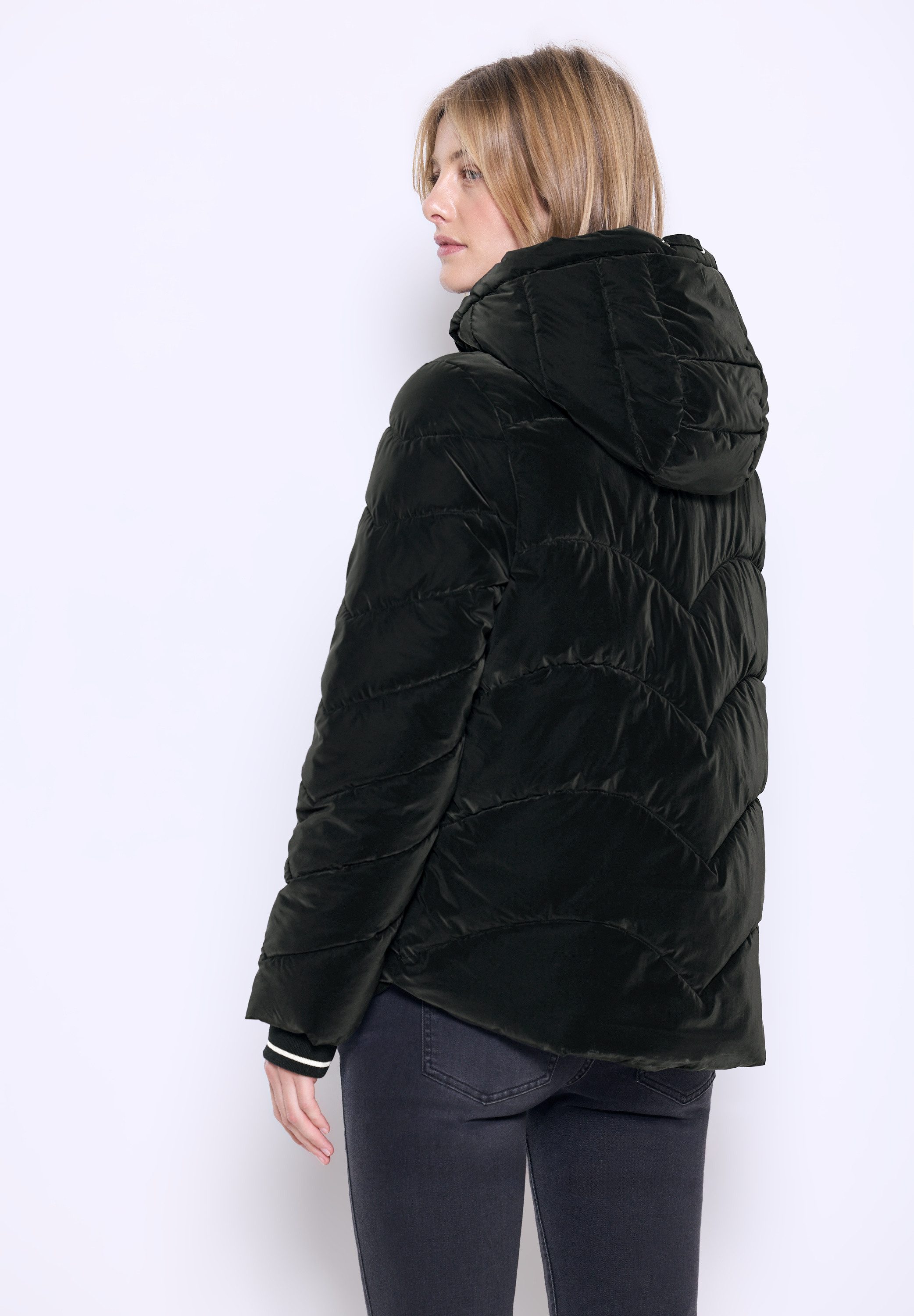 STREET ONE STUDIO Steppjacke in Unifarbe günstig online kaufen