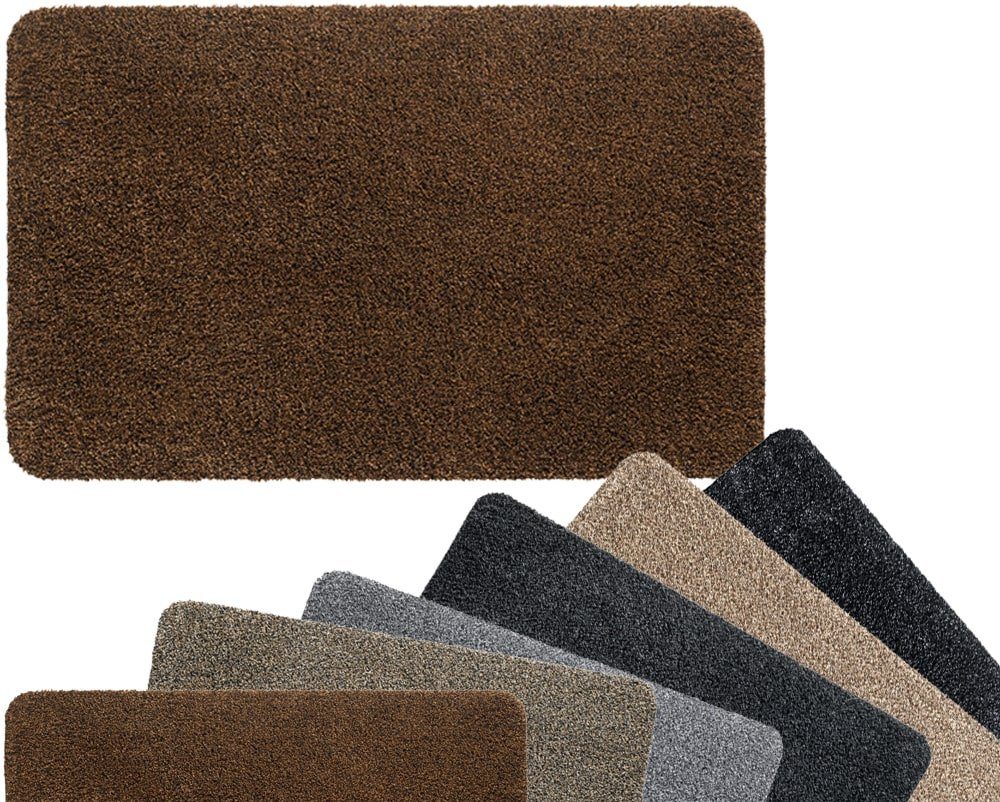 matches21 HOME & HOBBY Fußmatte Große Schmutzfangmatte für innen grau melie günstig online kaufen