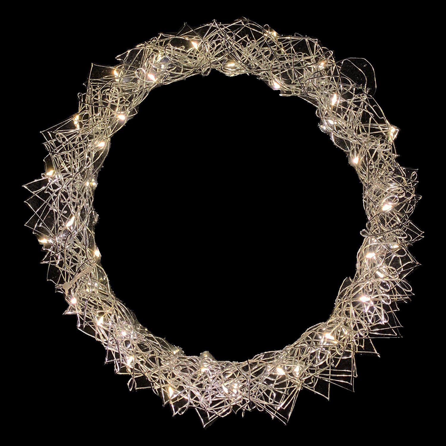 Mojawo Lichtervorhang LED Hängekranz / Tischdekoration LED Kranz Tischkranz günstig online kaufen