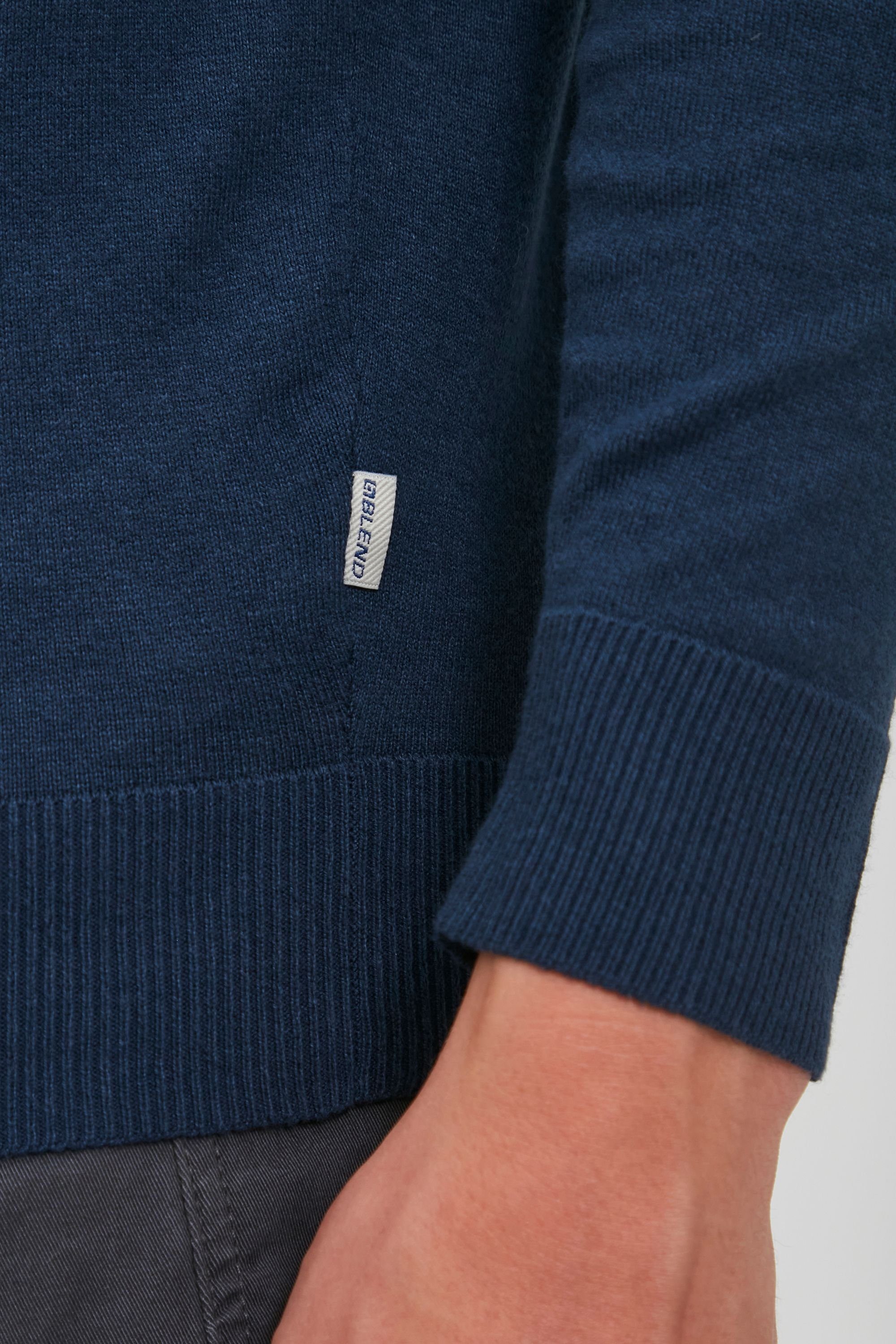 Blend Troyer BHNaresh Feinstrick Troyer im Colorblock-Design