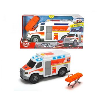 Dickie Toys Spielzeug-Krankenwagen Medical Responder, 30 cm, mit Trage, Licht und Sound