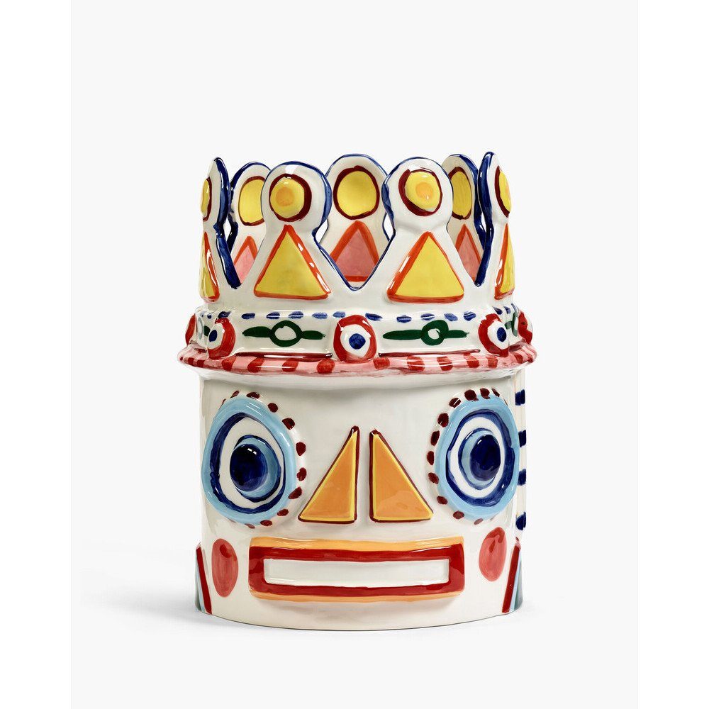 Serax Tischvase Vase 02 34 cm Sicily mix (1 St), Vase, Ø29cm, Steingut, mehrfarbig
