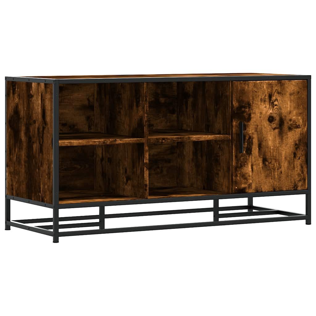 vidaXL Sitzbank Schuhbank Räuchereiche 100x40x53,5 cm günstig online kaufen