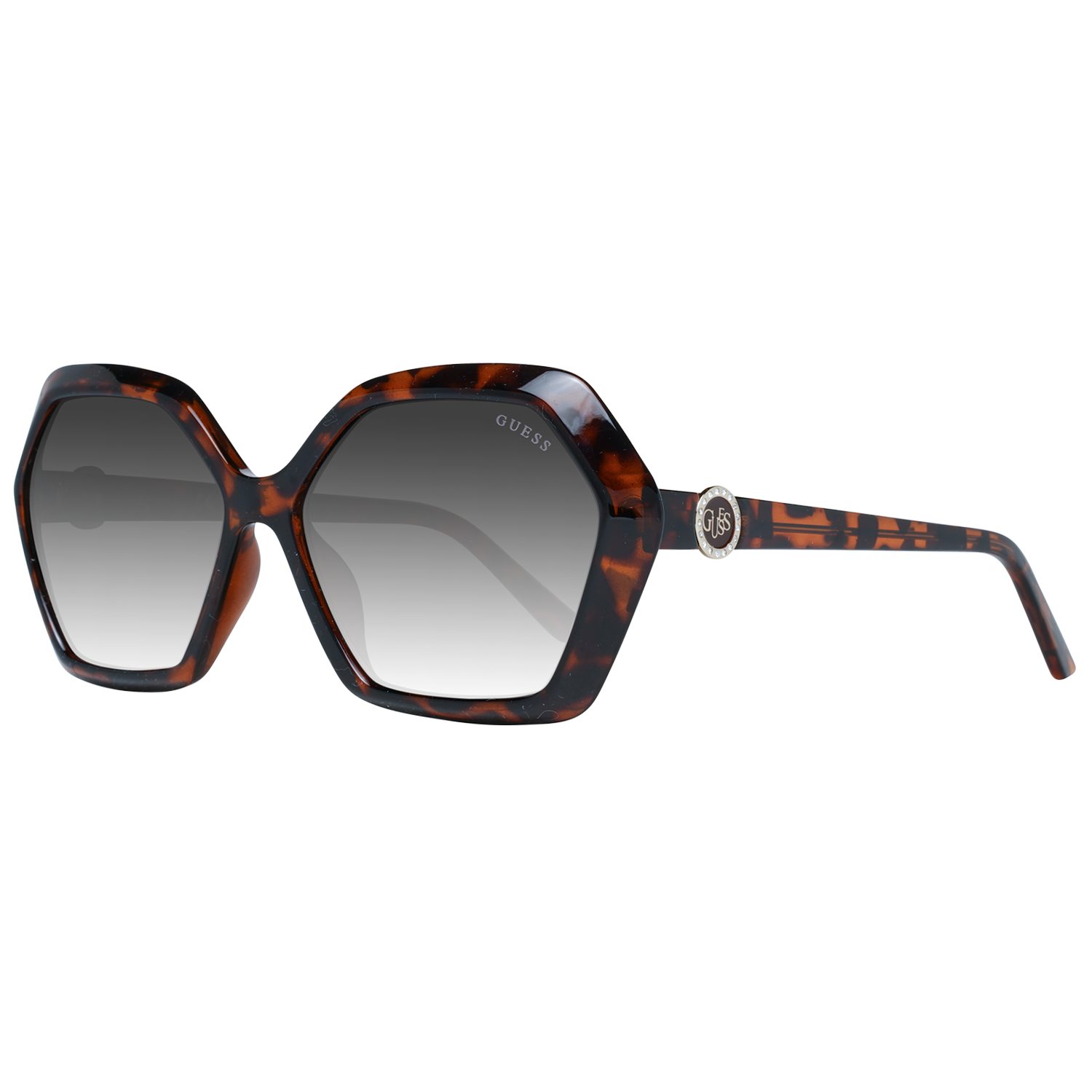 Guess Sonnenbrille »Guess Sonnenbrille GF6144 52F 58 Damen Braun«