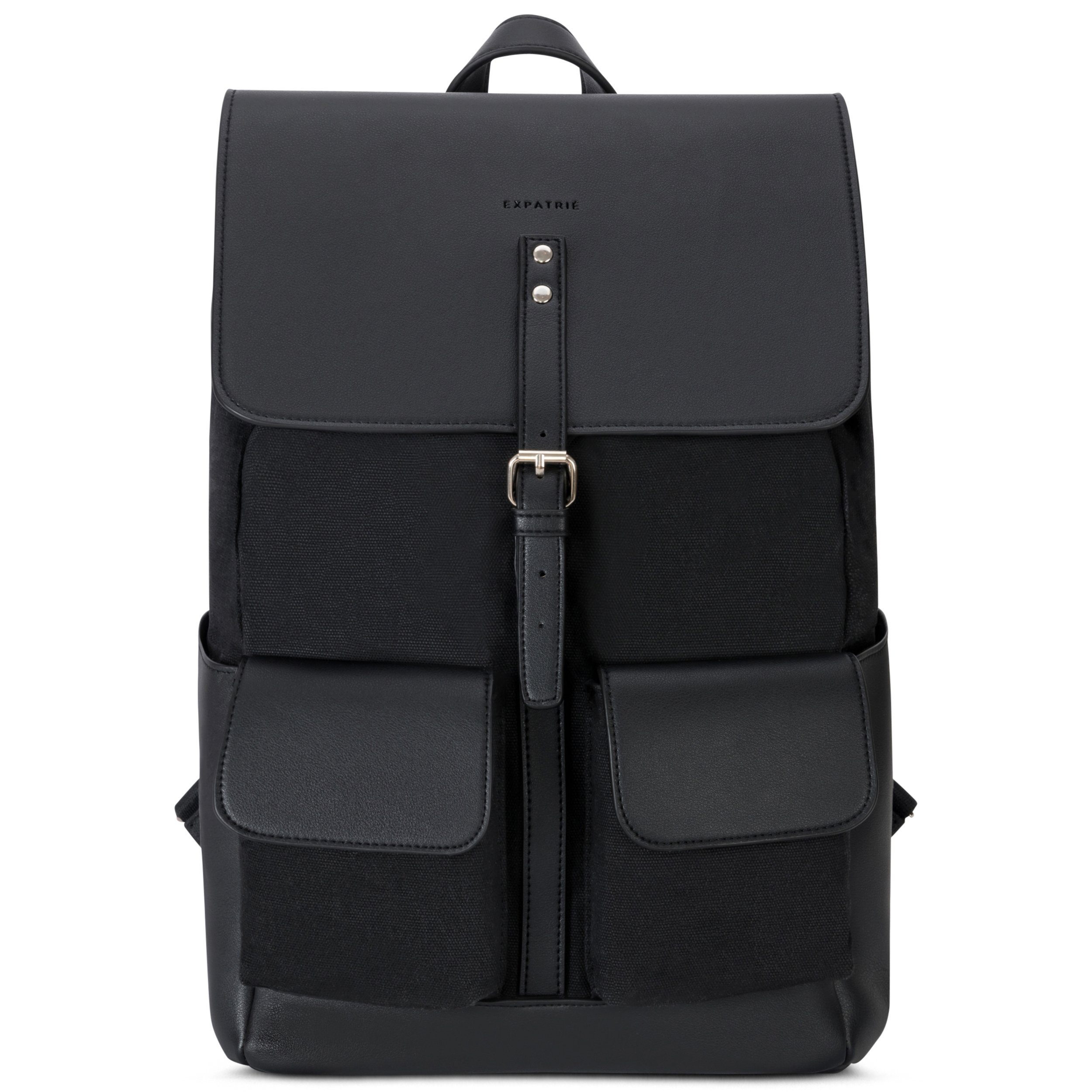 Expatrié Cityrucksack Lauren Tagesrucksack Damen mit Laptop Fach, Magnetverschluss, Laptopfach, Wasserabweisend