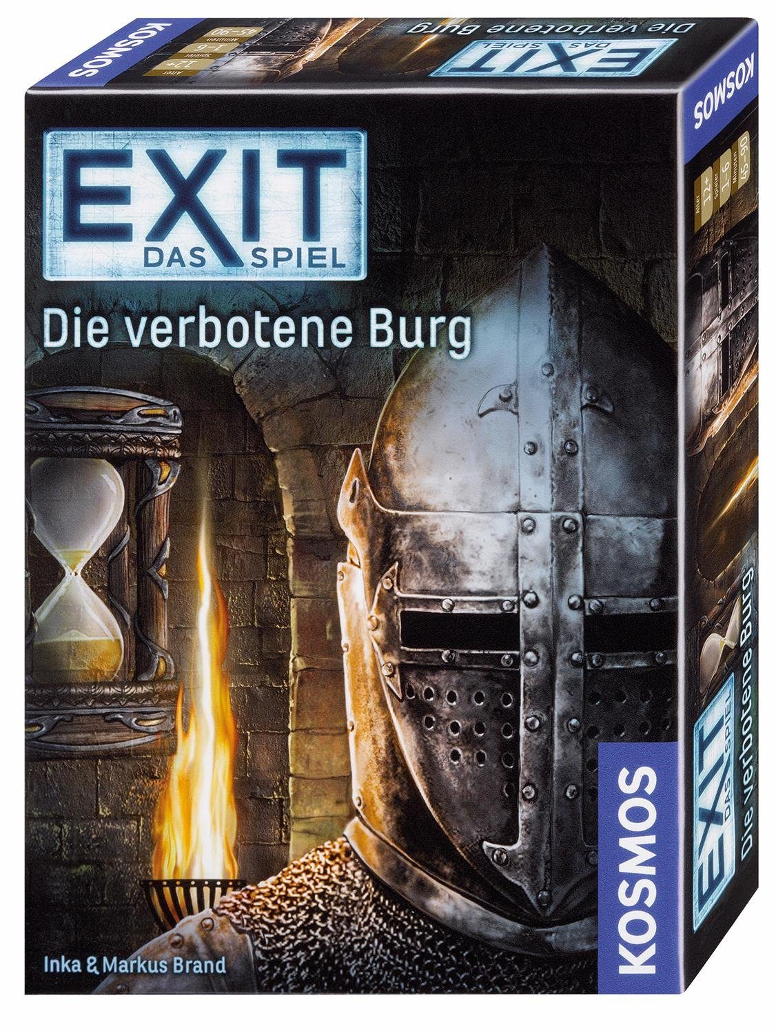 Kosmos Spiel EXIT, Das Spiel, Die verbotene Burg, Rätselspiel, Made in Germany