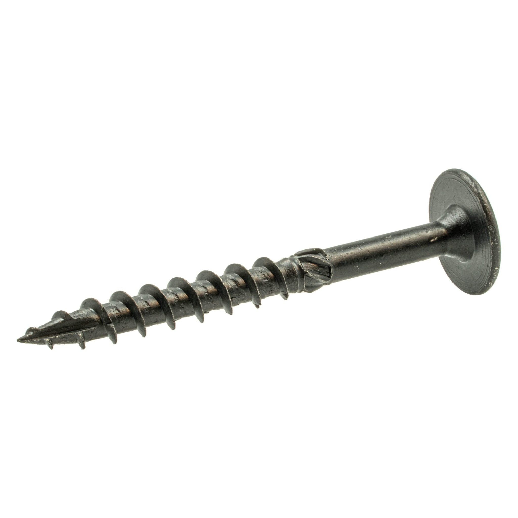 PGB Europe Holzbauschraube Vollgewinde Tellerkopfschrauben mit BIT schwarz, (100 St) – Bild 4 von 4