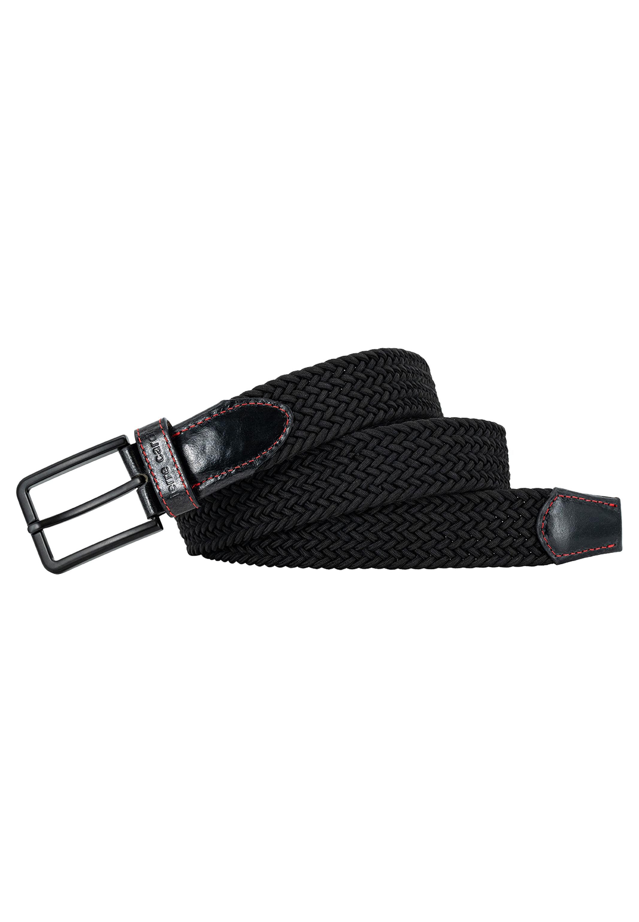 Pierre Cardin Flechtgürtel Basic (1-St) Flechtgürtel - Textilgürtel mit hochwertigen Lederenden