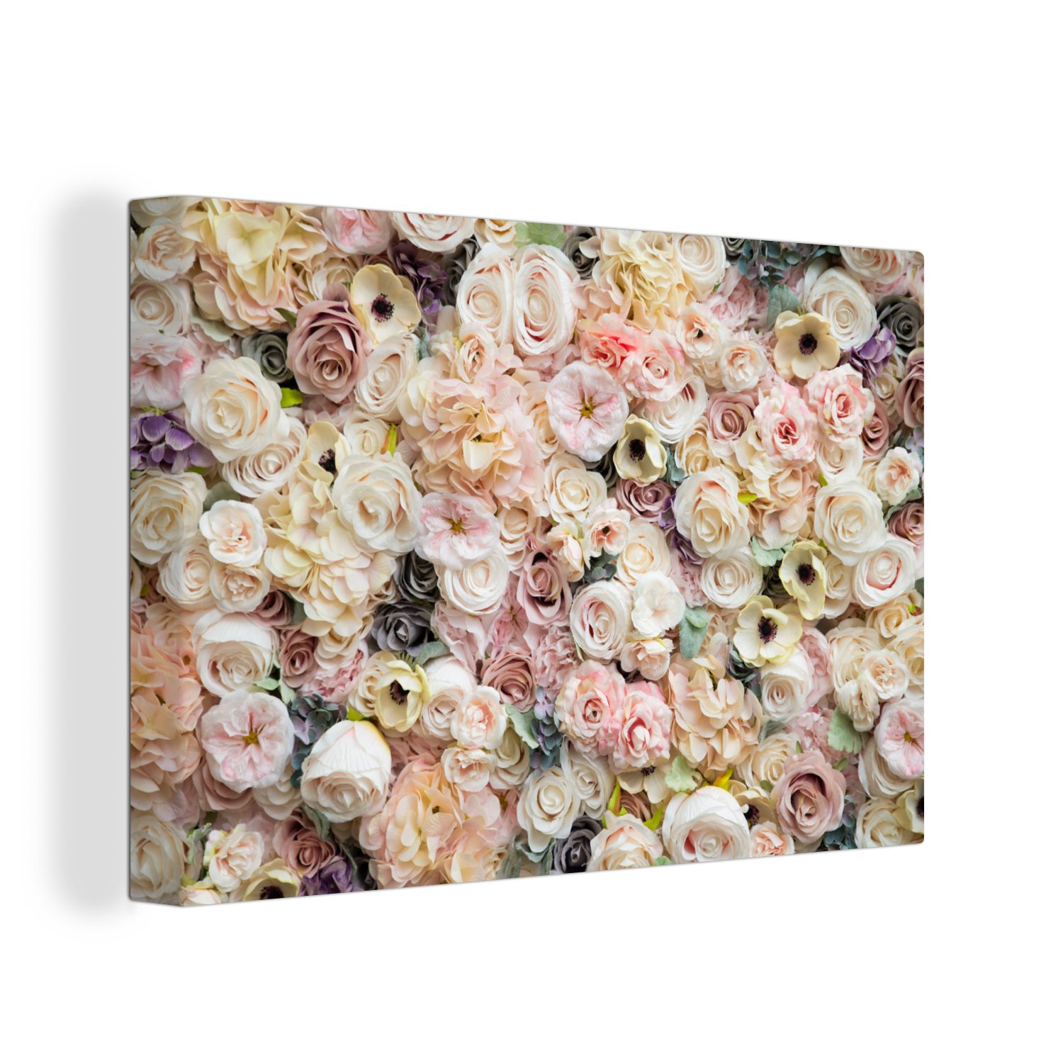 OneMillionCanvasses® Leinwandbild Rosen - Blumen - günstig online kaufen