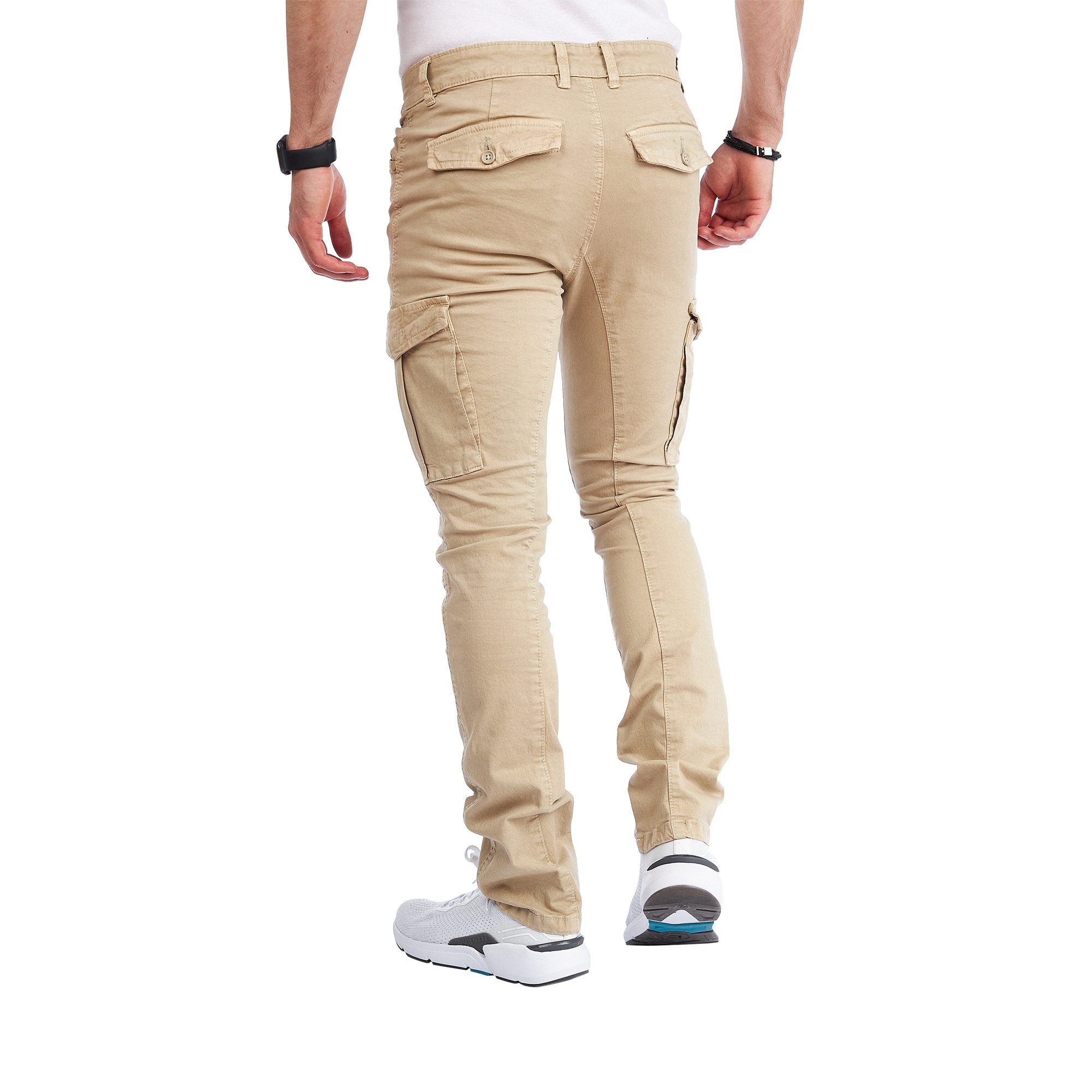 Styleko Chinohose Slim fit Cargohose Herren Cargohose männer Cargohose für Herren Jogger