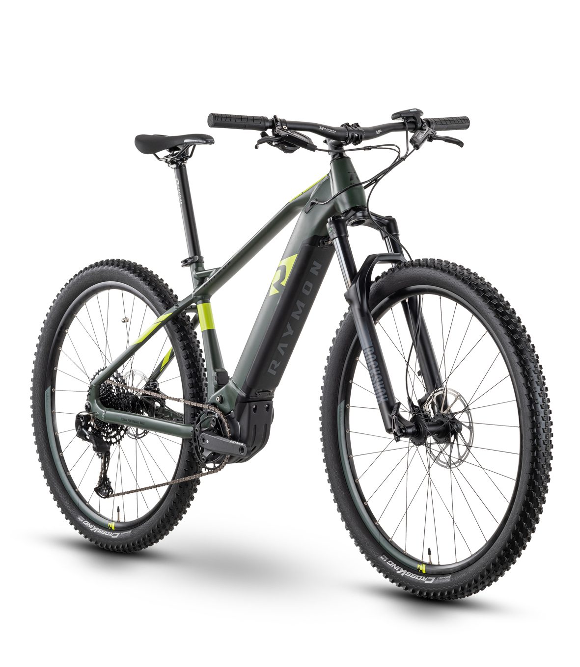 E-Bike 29"x50cm Raymon HardRay E 7.0 Dark Forest