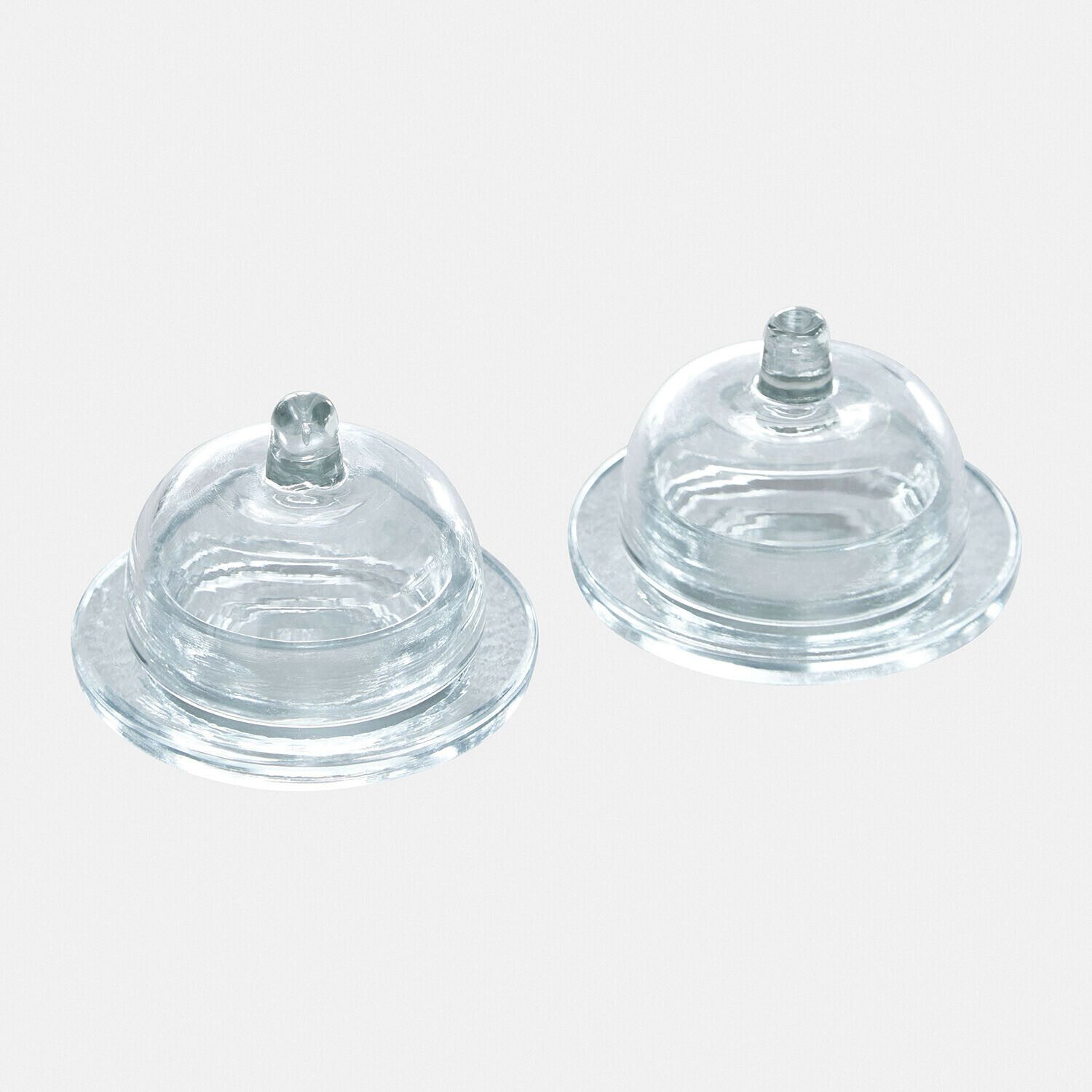 Mirabeau Butterdose Butterdose 2er Set Doraville klar, Glas