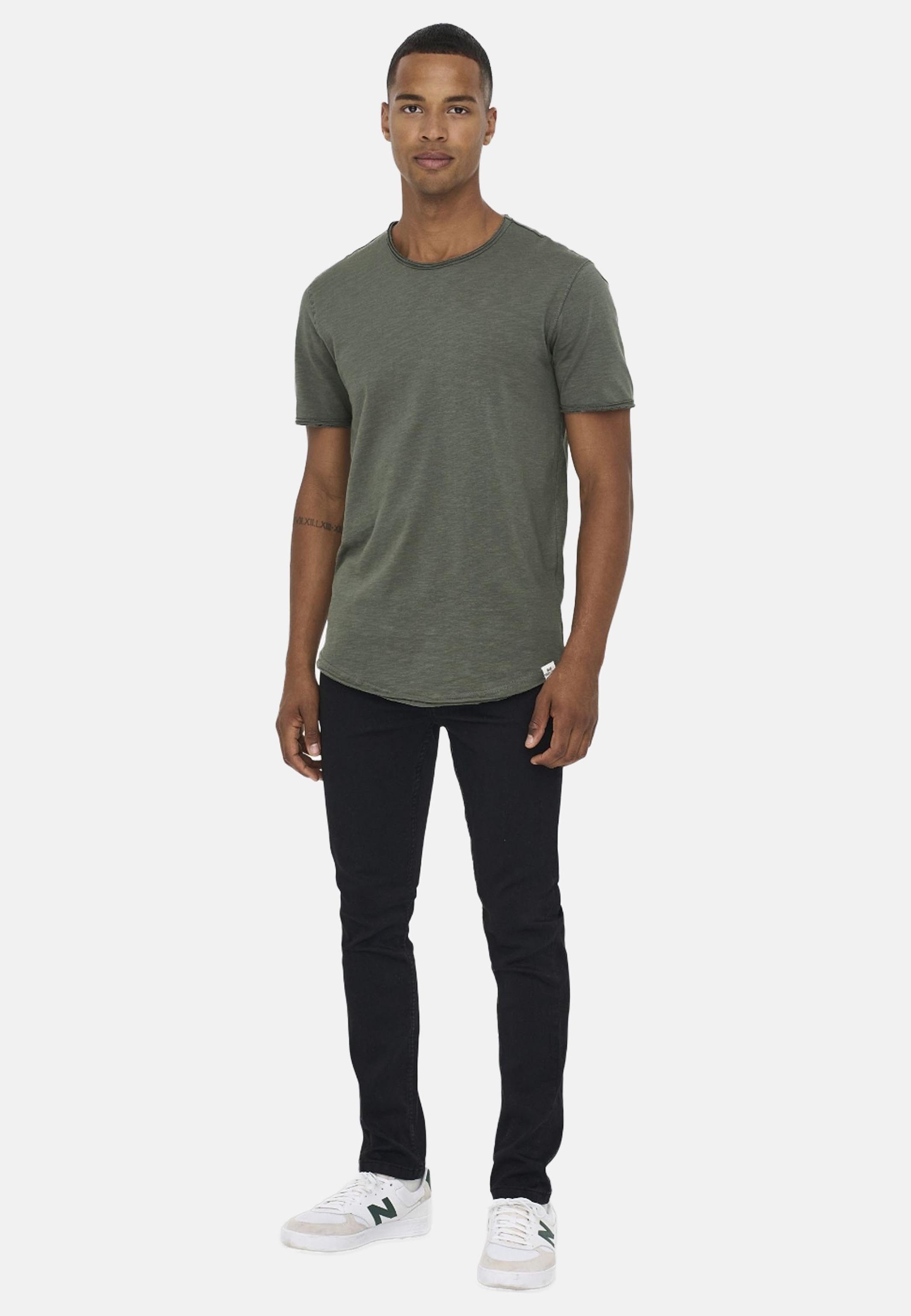 ONLY & SONS T-Shirt 3er Pack ONSBENNE (Spar-Set, 3-tlg) T-Shirt - Baumwolle - Atmungsaktiv - Vielseitiges Basic