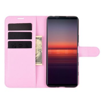 König Design Handyhülle Sony Xperia 5 II, Schutzhülle Schutztasche Case Cover Etuis Wallet Klapptasche Bookstyle