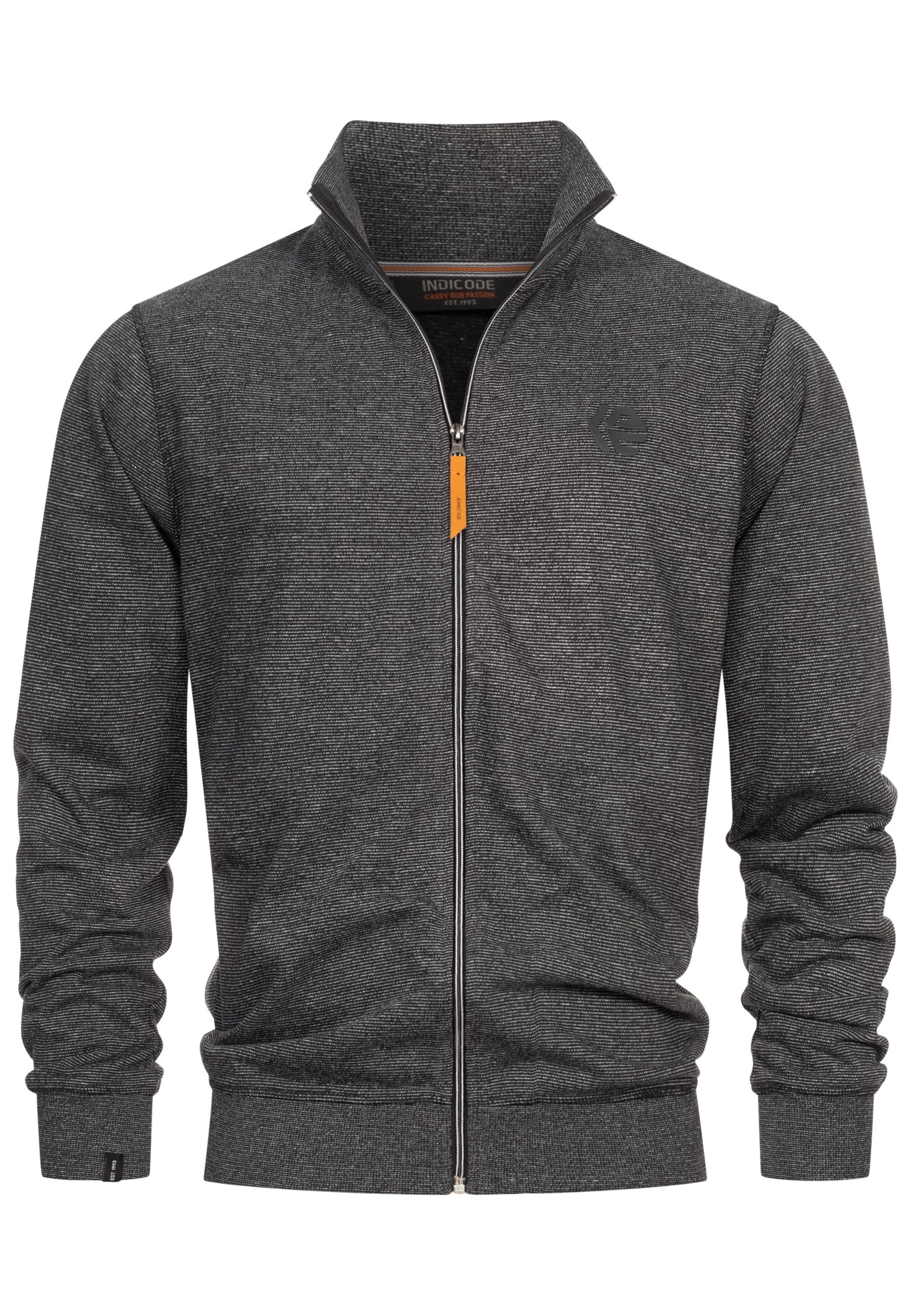 Indicode Sweatjacke Herren INYanic Herrenjacke Reißverschluss günstig online kaufen