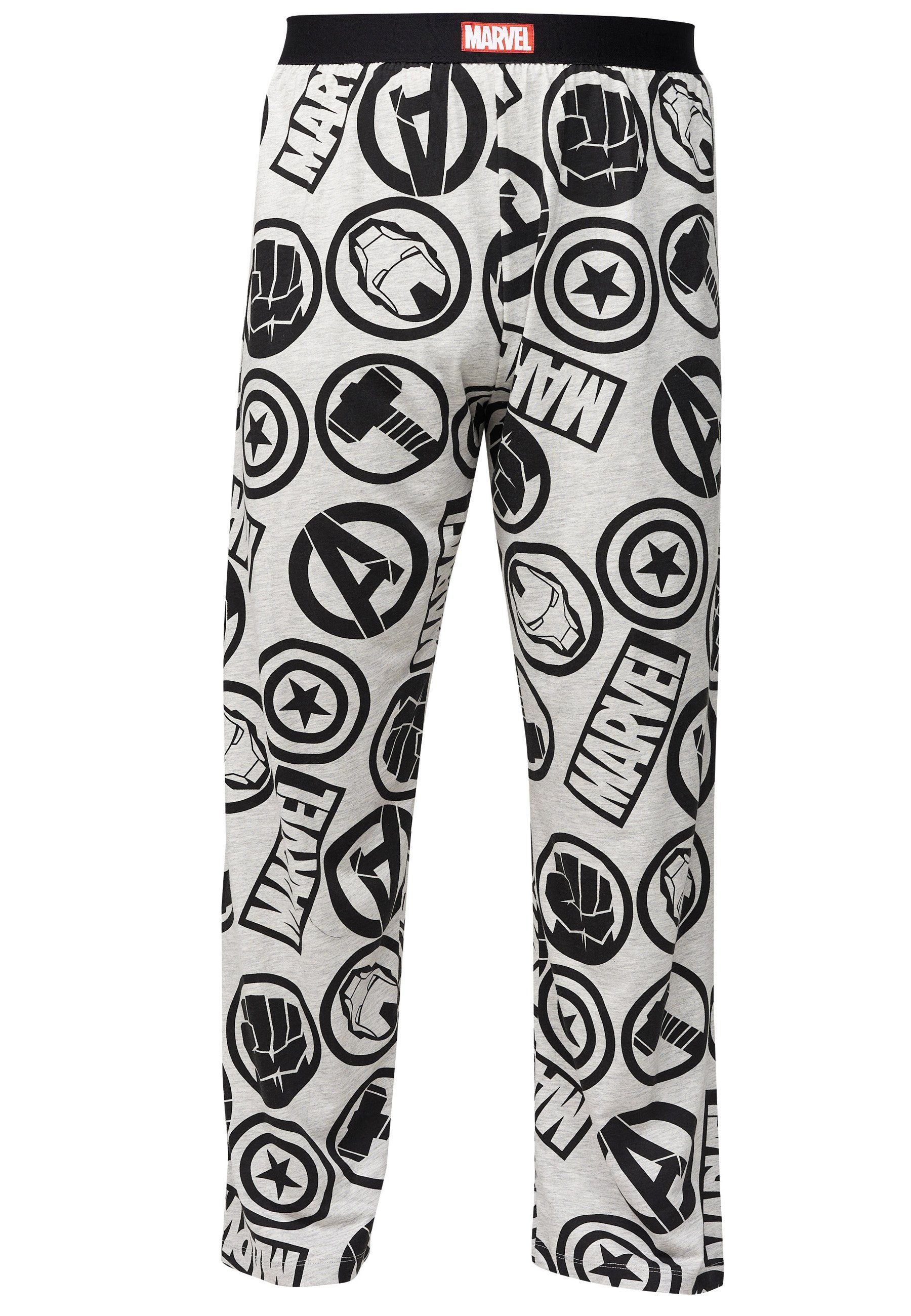 Recovered Loungepants Loungepant - Marvel Avengers Spiderman Iron Man Thor Logos