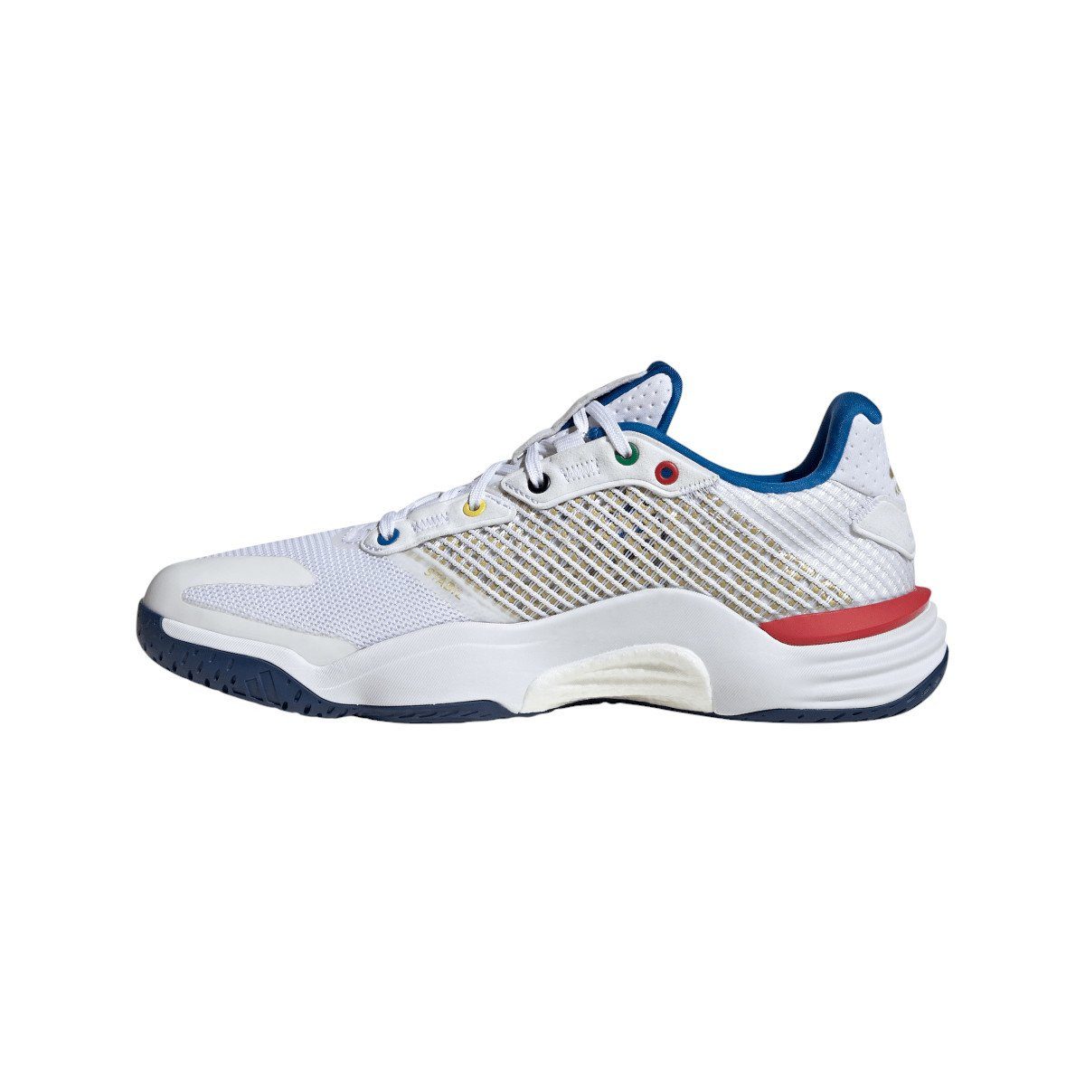 adidas Performance Hallen-Indoorschuhe Stabil 16 2025 weiss/bunt Herren Badmintonschuh