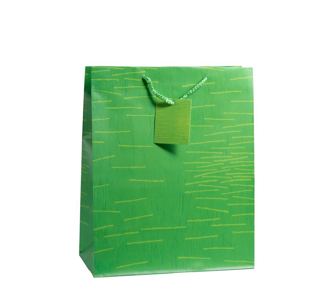 laro Geschenkbox Geschenktüten mit Henkel Medium Linientanz Bunt 12-96stk (12 St)