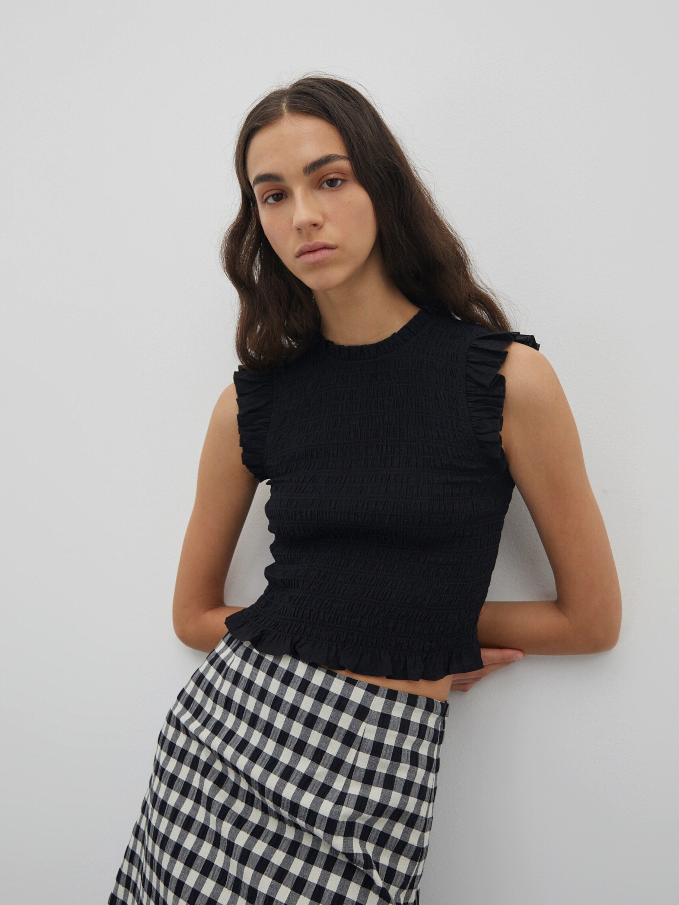 EDITED Shirttop Ava (1-tlg) Drapiert/gerafft