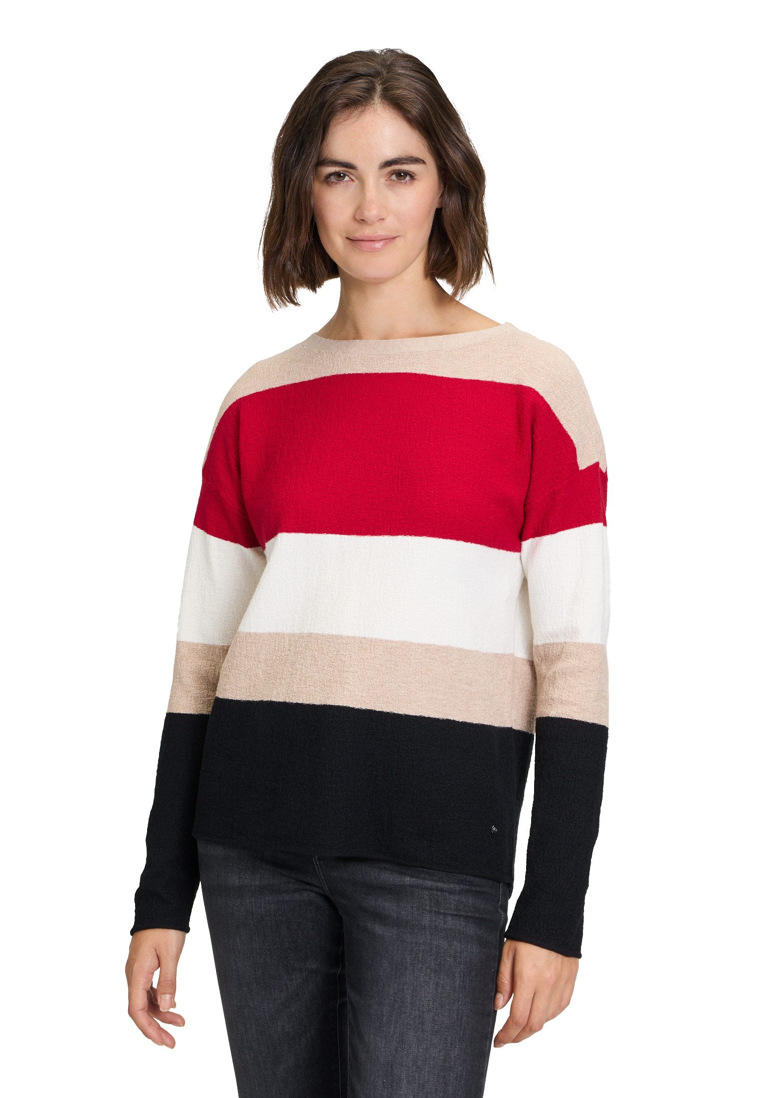 Strickpullover Betty & Co Damen Strickpullover mit Streifen